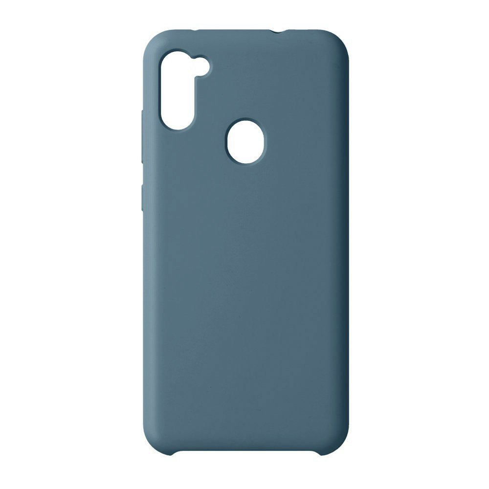 Чехол для смартфона Deppa Liquid Silicone для Samsung Galaxy A11 (2020), синий Galaxy A11 (2020) - фото 1