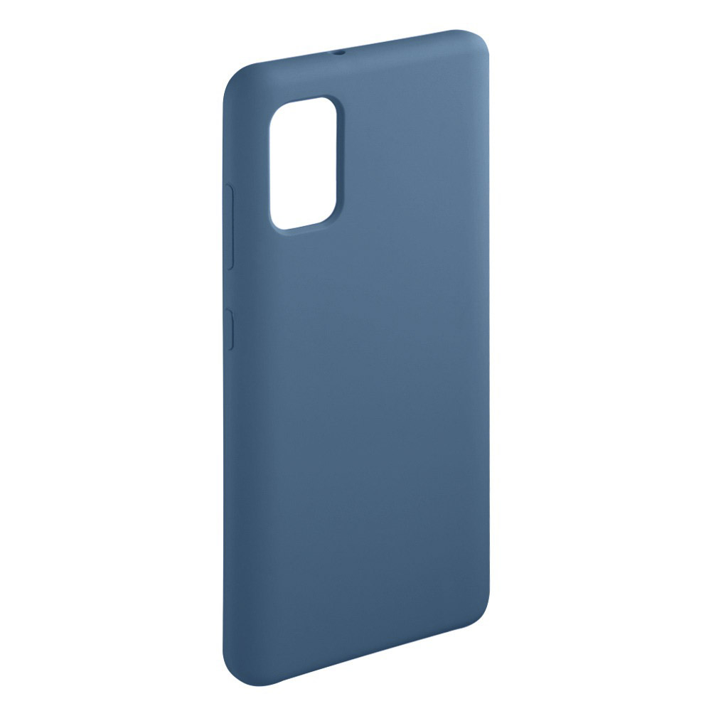 фото Чехол для смартфона deppa liquid silicone для samsung galaxy a41 (2020) синий