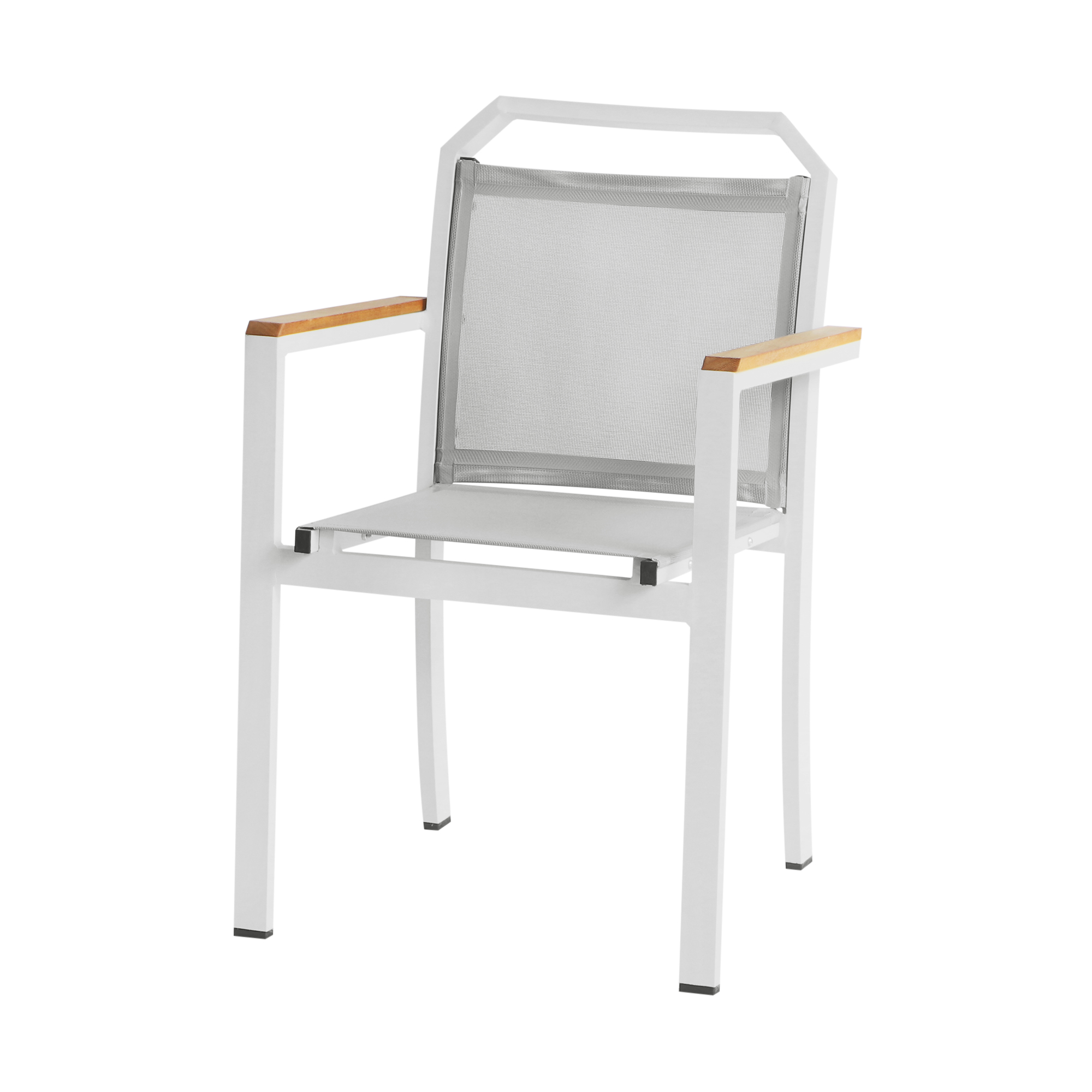 Комплект мебели Erinoz стол+6 кресел, цвет белый, размер 48х40х90 - фото 4