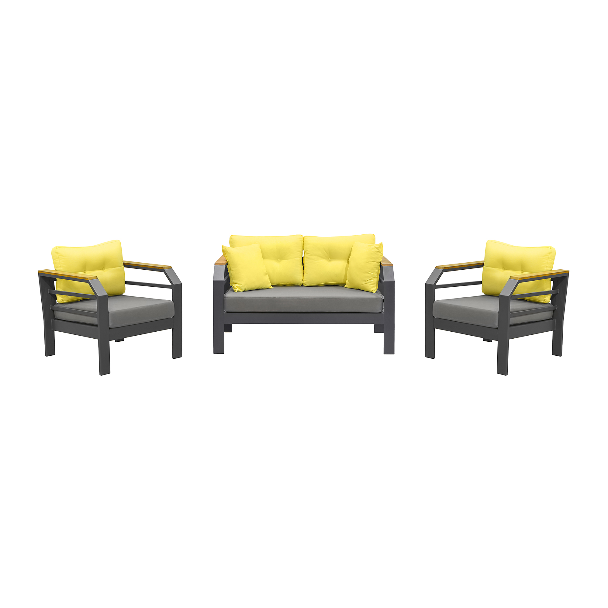 фото Комплект erinoz assento: диван + 2 кресла