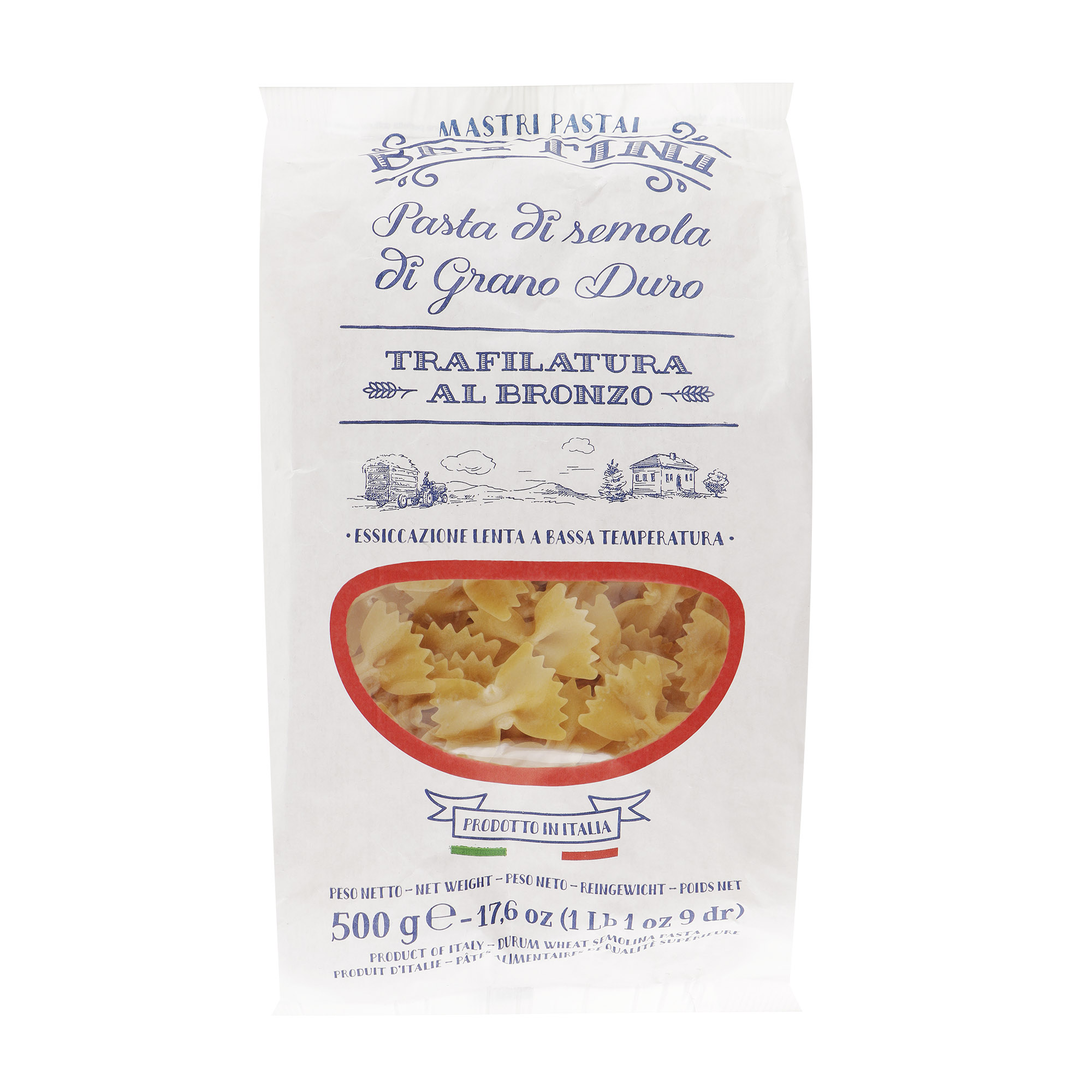 фото Паста bettini farfalle al bronzo 500 г