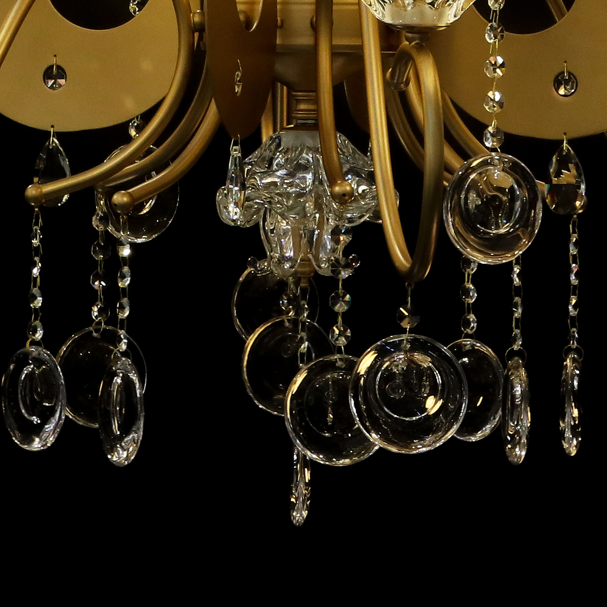 Светильник потолочный Wisdandun p60620/6 шампань золотой - фото 2