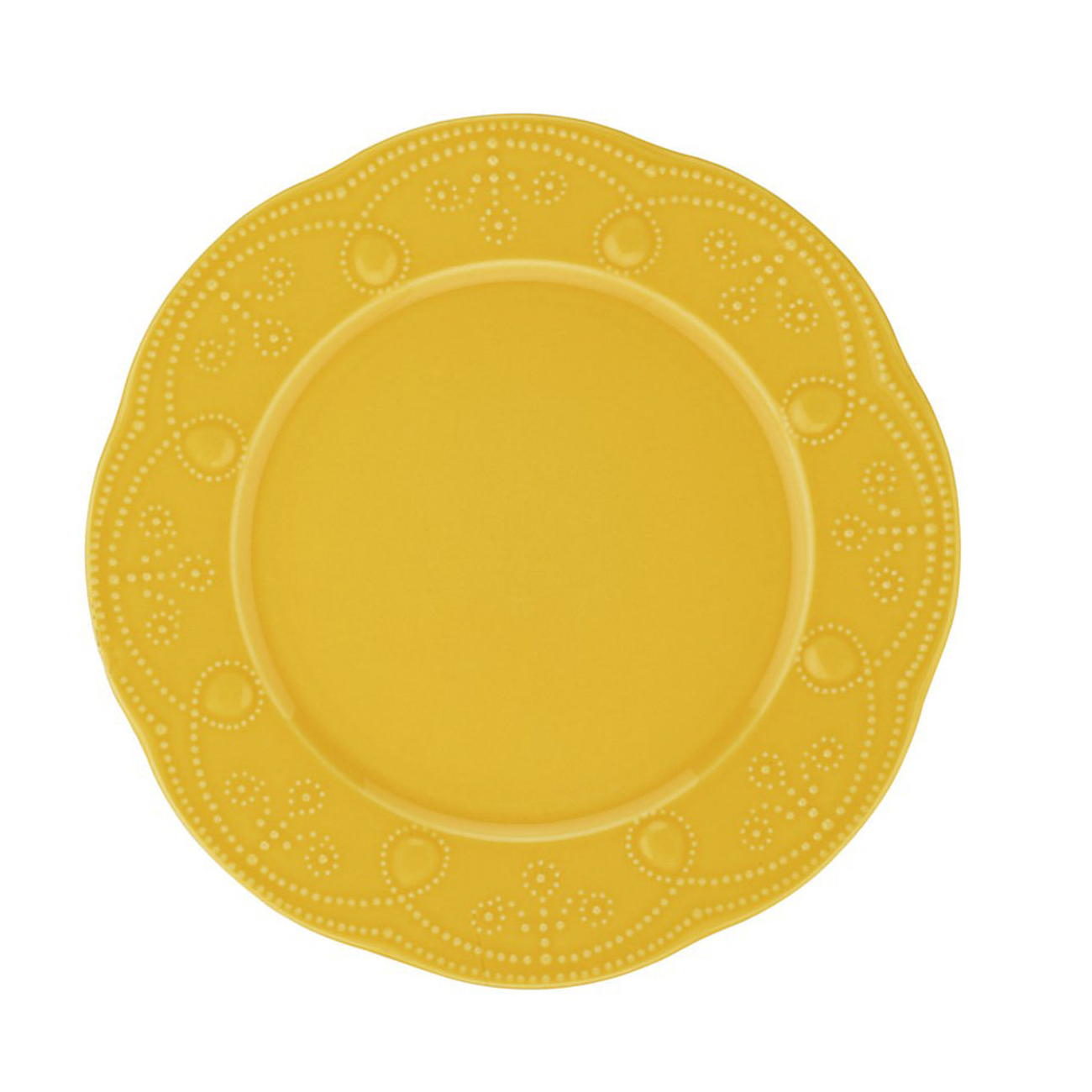 Тарелка мелкая Kutahya porselen Fulya желтый 22 см - фото 1