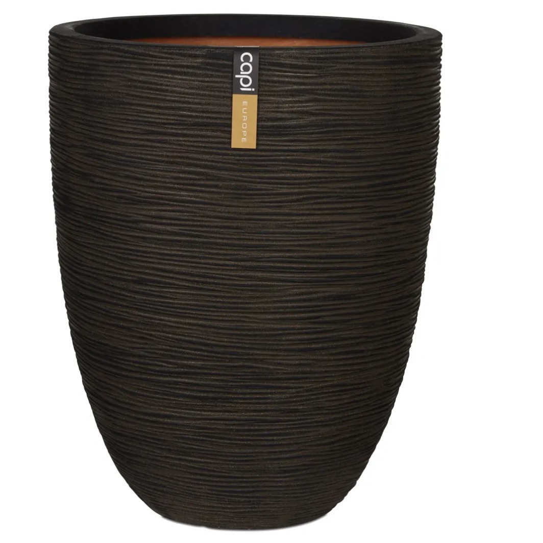 Кашпо Capi tutch vase elegant 36x47 темно-коричневый - фото 1