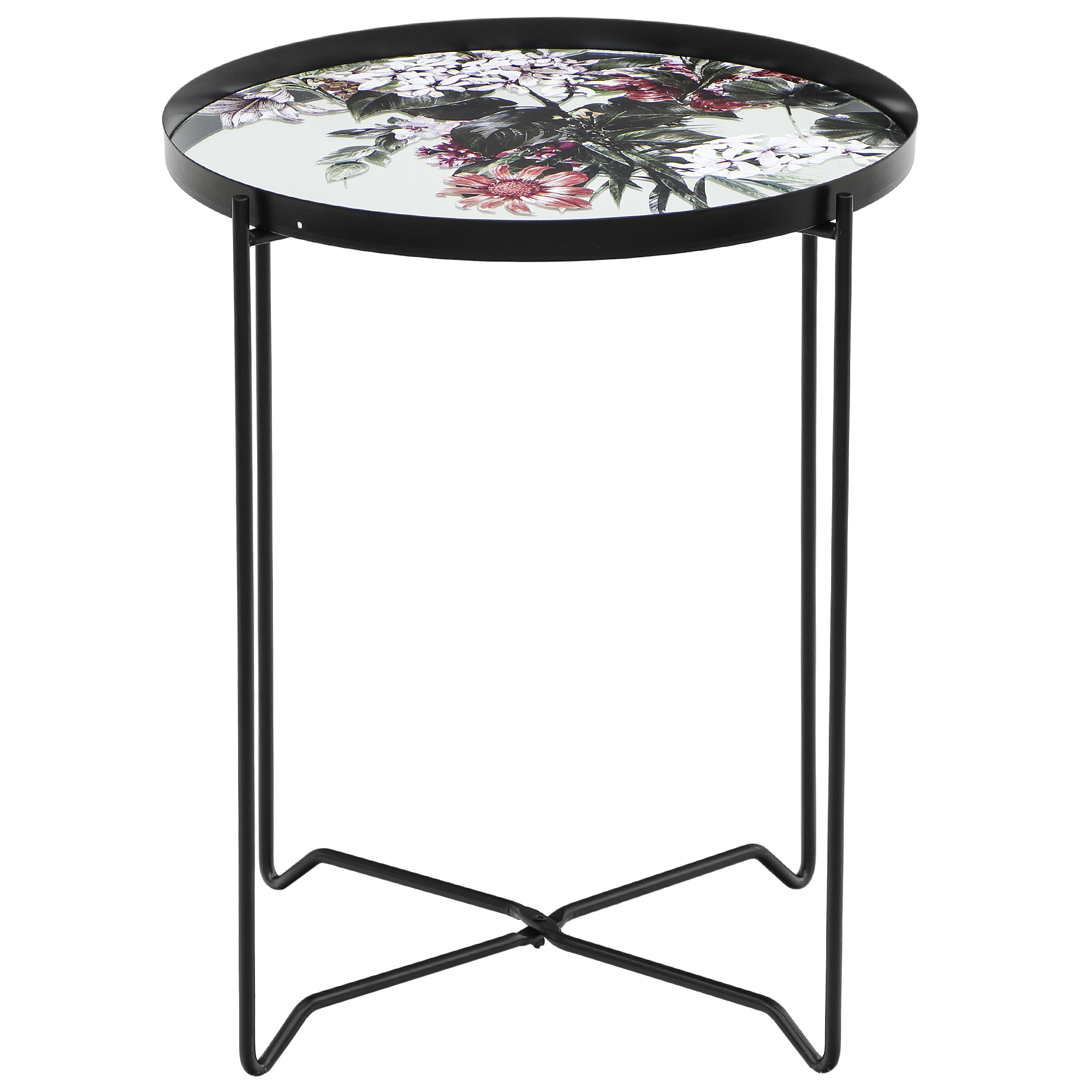 Набор из 2-х столиков Foreign trade 40x49 см/35,6x44 см, цвет черный - фото 2