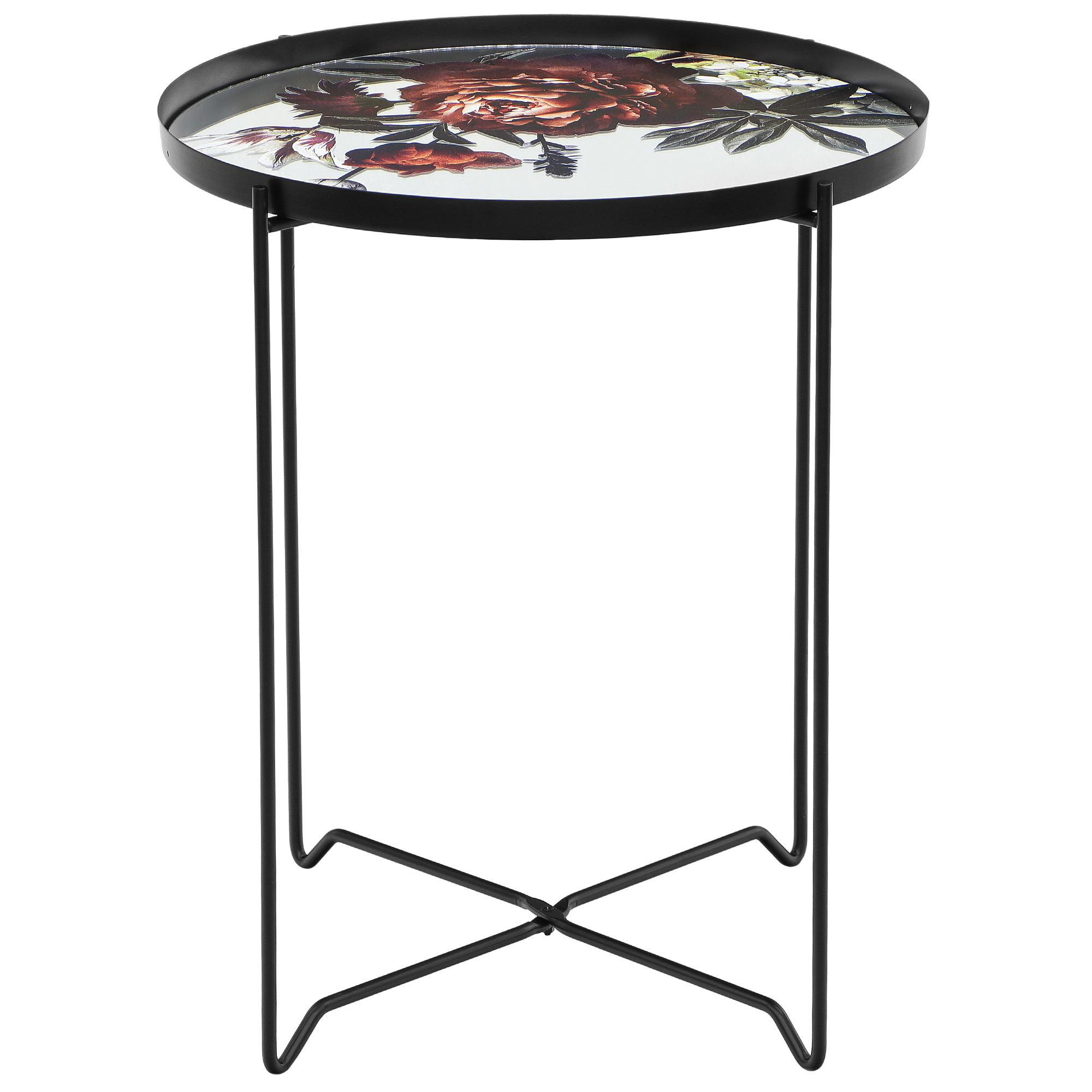 Набор из 2-х столиков Foreign trade 40x49 см/35,6x44 см, цвет черный - фото 3