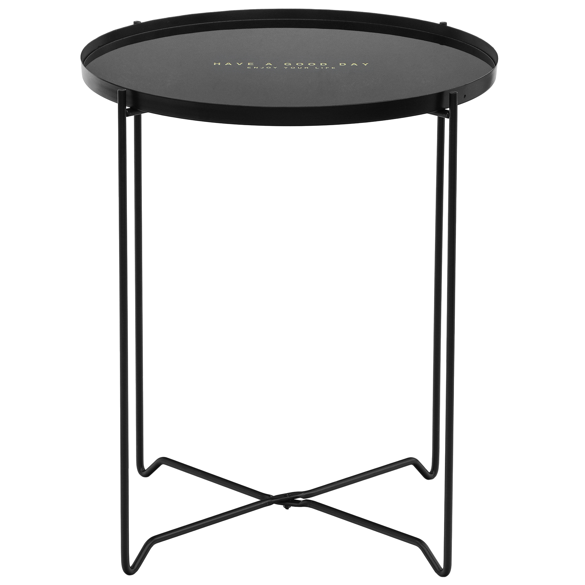 Набор из 2-х столиков Foreign trade 40x49/35,7x43,6 см, цвет черный - фото 2