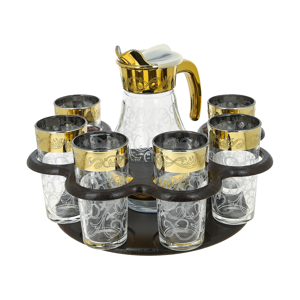фото Набор для воды glasstar вдохновение 8 предметов glasstar gus-khrustalny