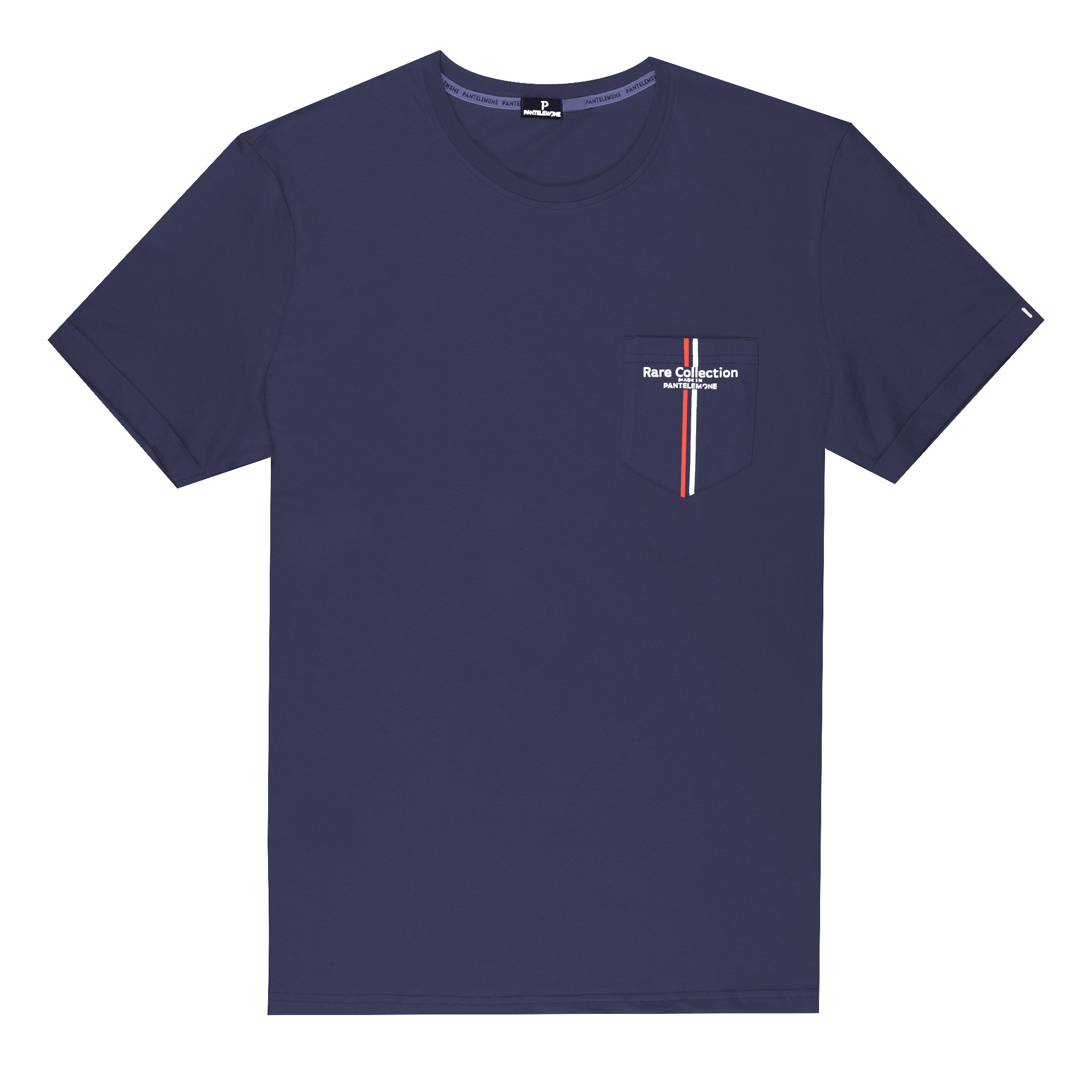 Мужская футболка Pantelemone MF-898 темно-синяя 48, цвет темно-синий, размер 48 - фото 1