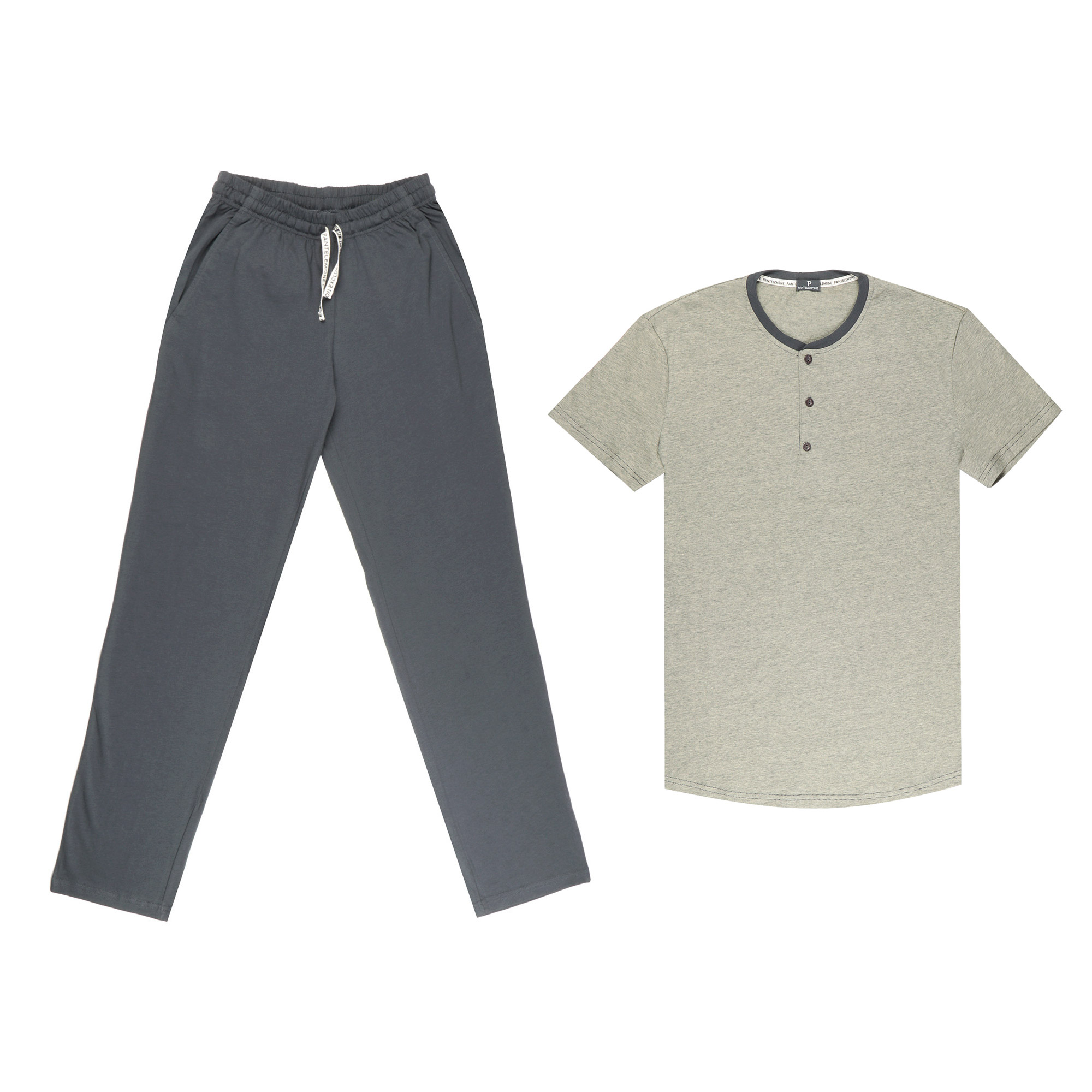 

Домашний мужской комплект Pantelemone PDK-194 темно-серый, Тёмно-серый