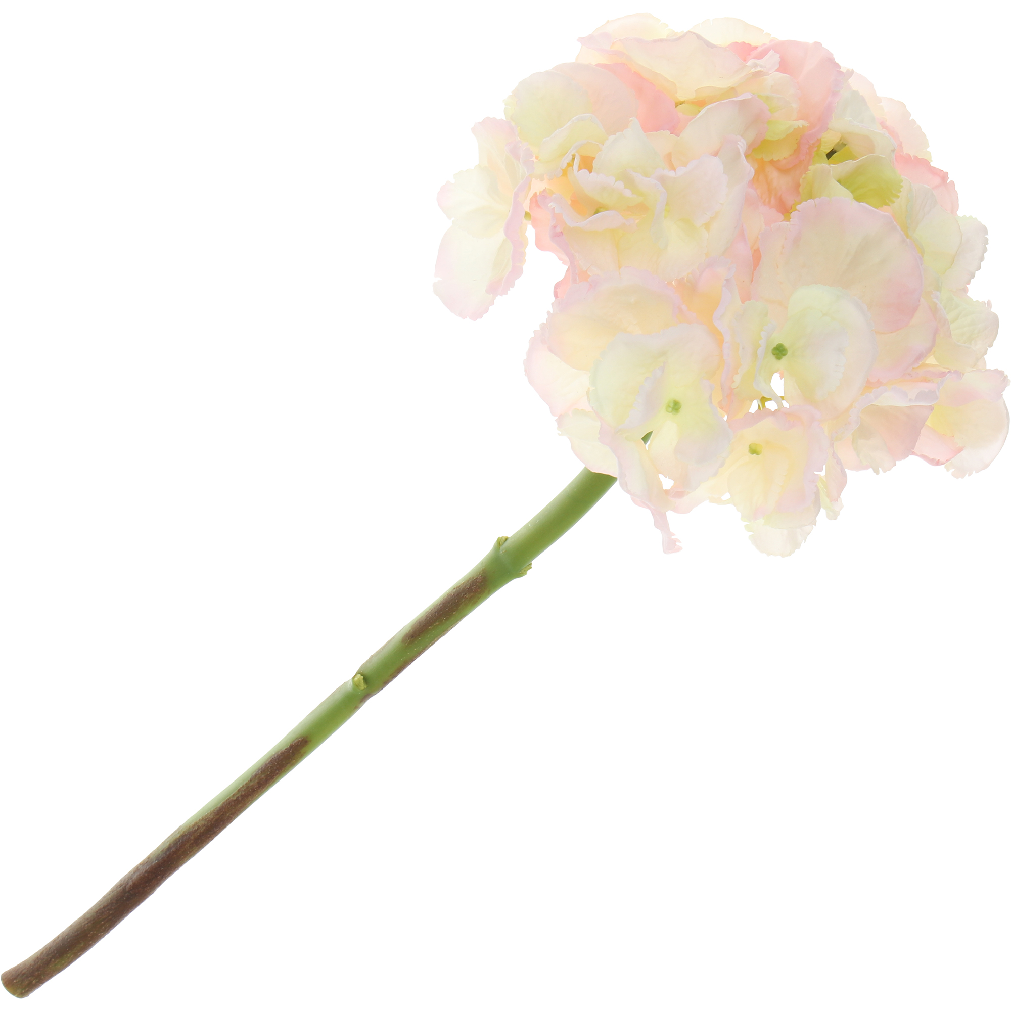 Искусственный цветок Most flowers гортензия розово-зеленая