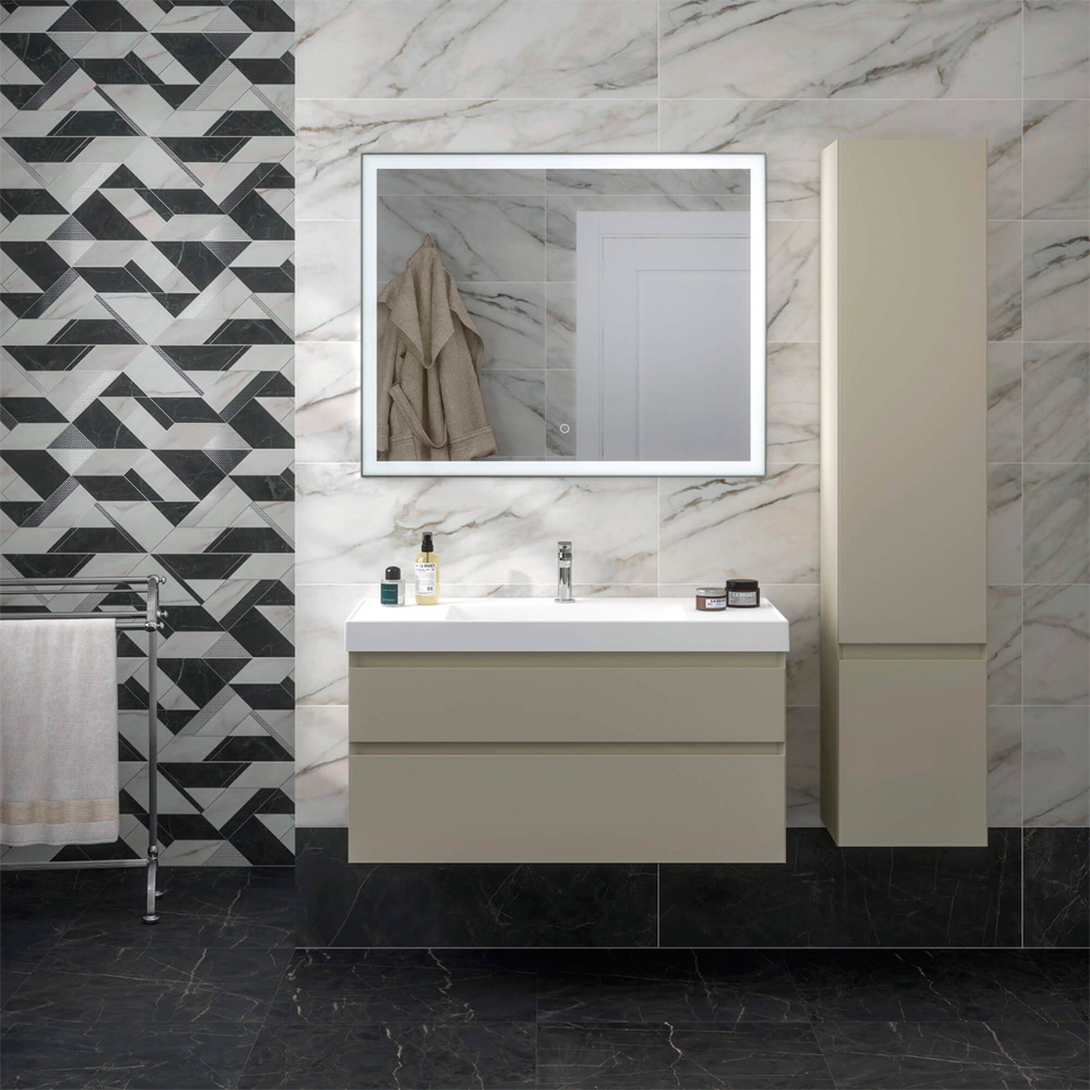 фото Плитка kerama marazzi буонарроти серый темный обрезной 60x60x11 см sg642900r