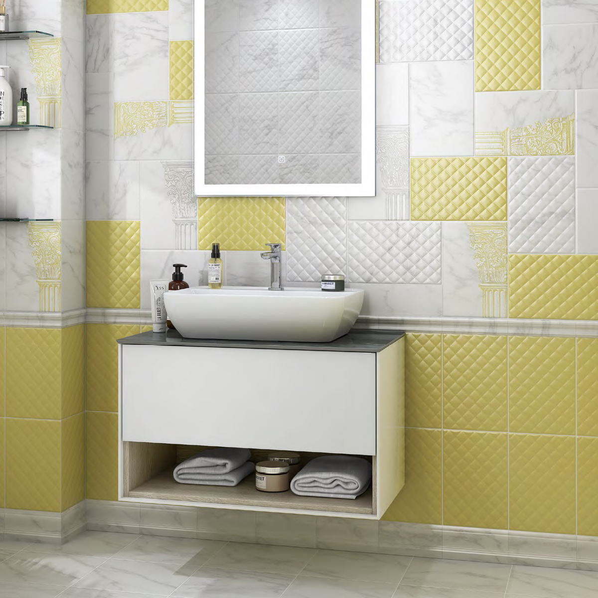 фото Плинтус kerama marazzi брера белый 20x10 см fmd019