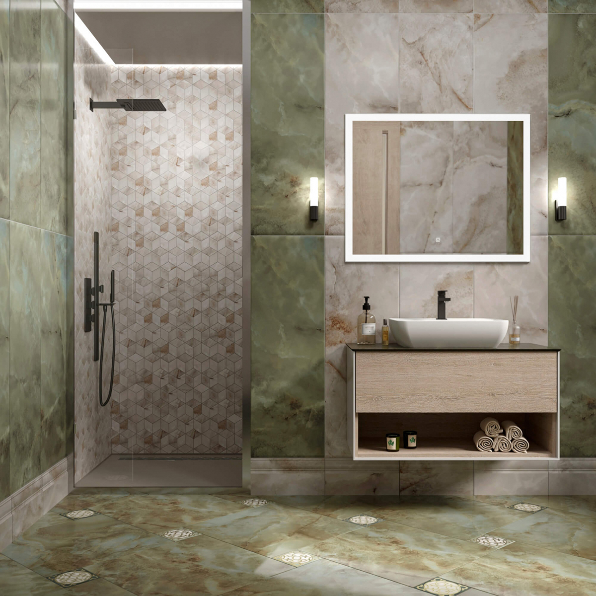 фото Плинтус kerama marazzi джардини беж светлый 20x40 см fme009r