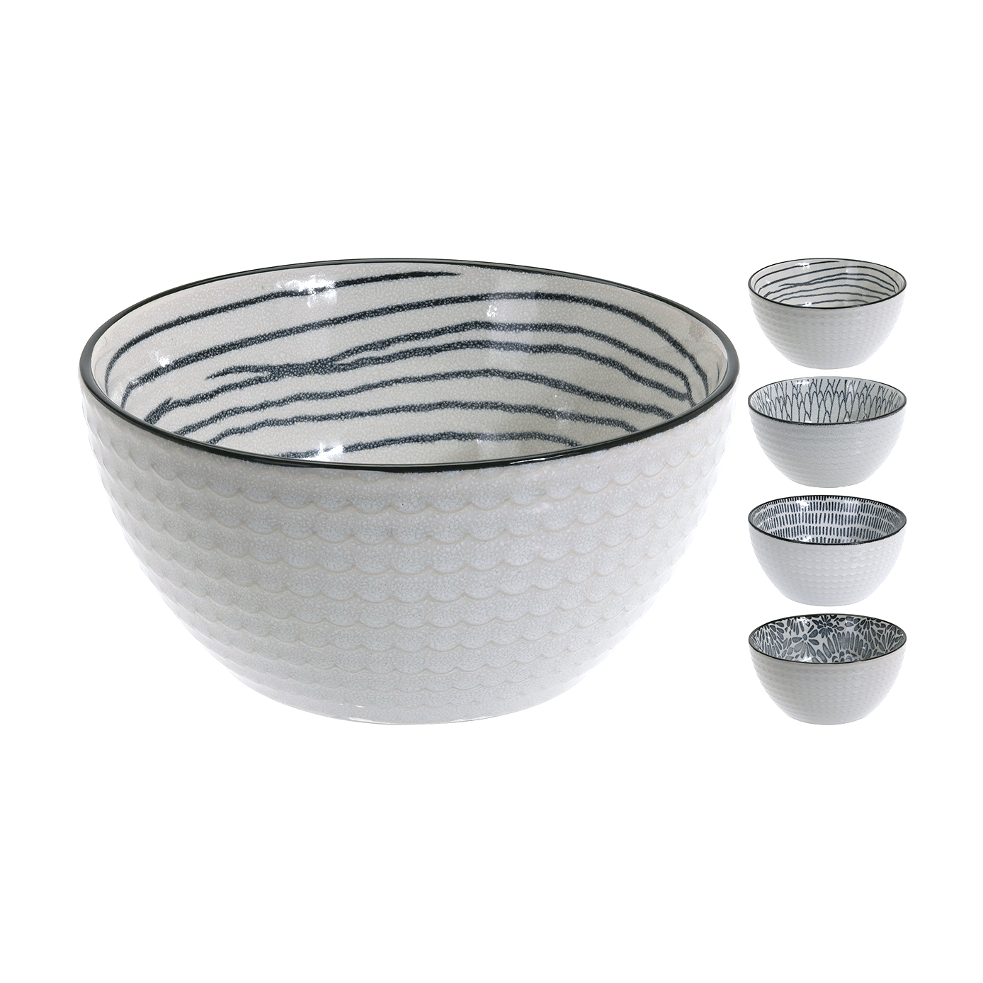 фото Миска koopman tableware монохром 14,7x8 см