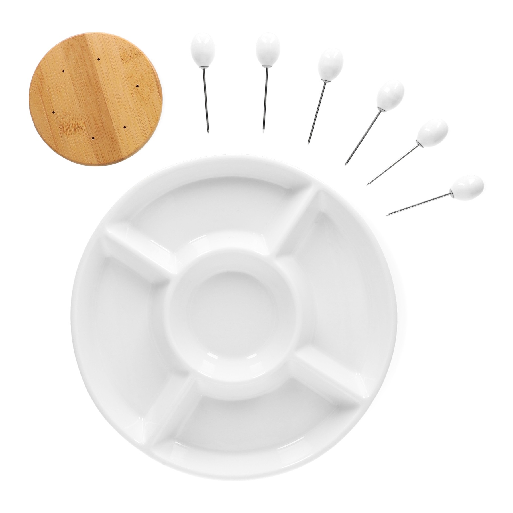 фото Менажница со шпажками koopman tableware 25,5 см