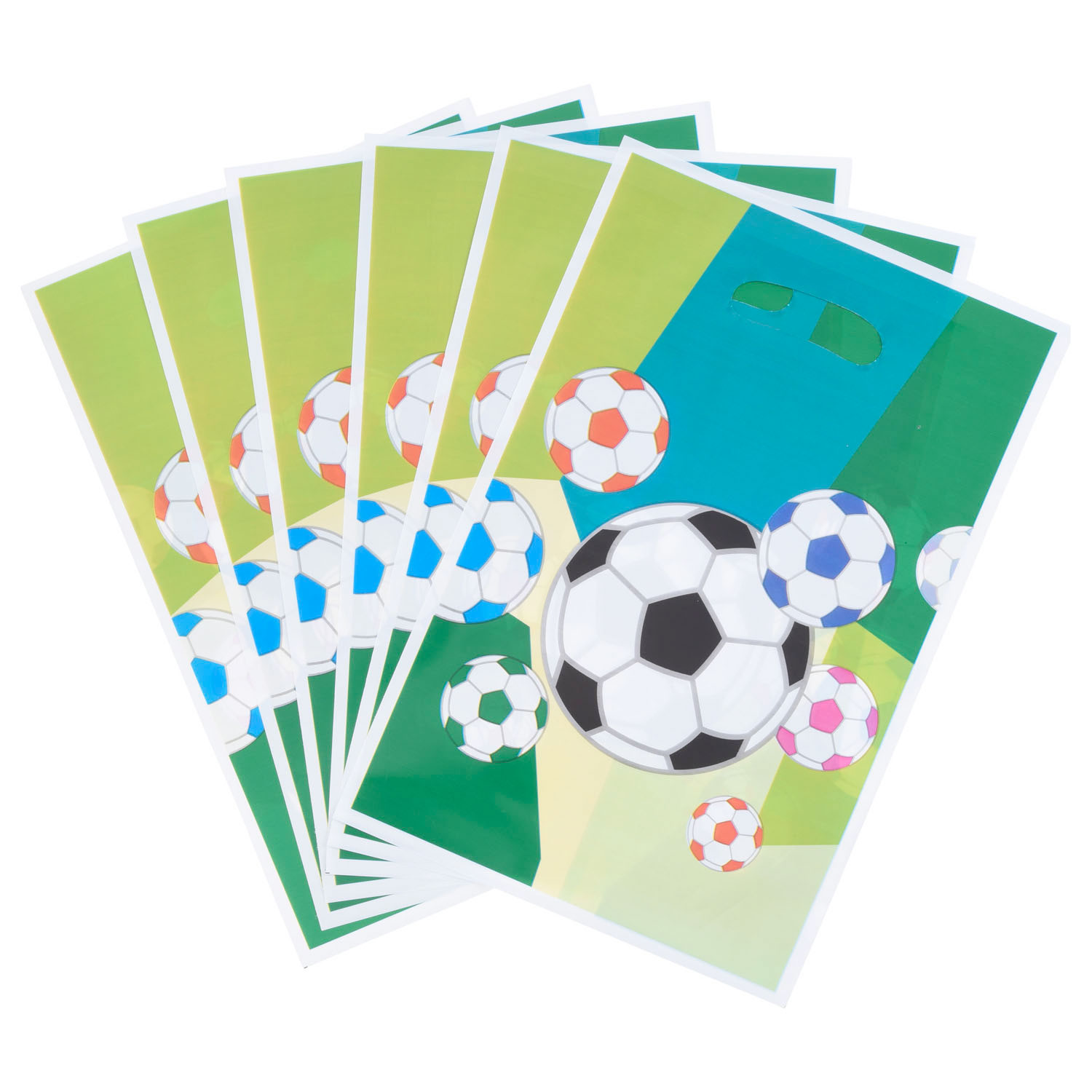 Пакеты для непищевых изделий Koopman Футбол 8 шт, цвет зеленый - фото 1