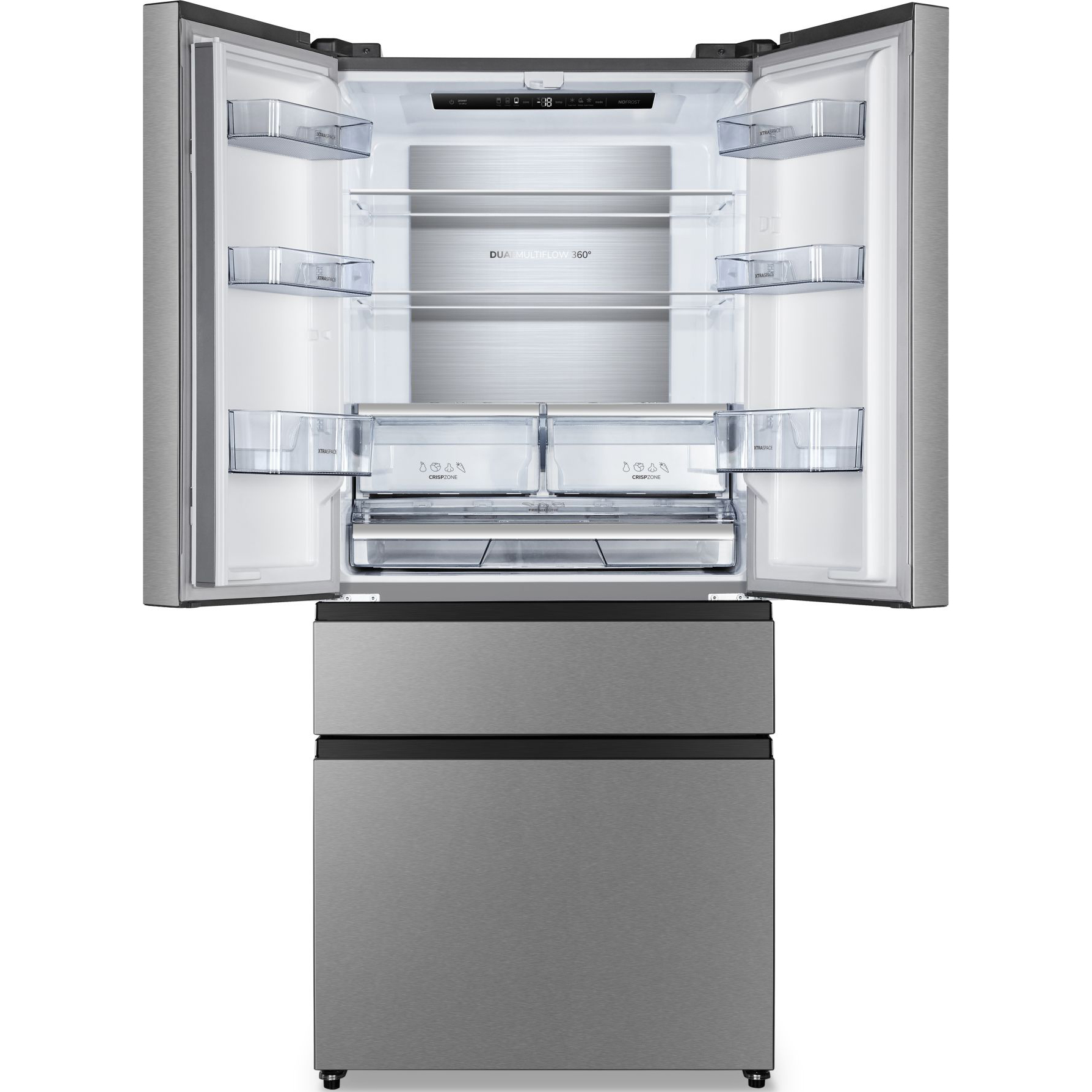 Холодильник Gorenje NRM8181UX, цвет серебристый - фото 2