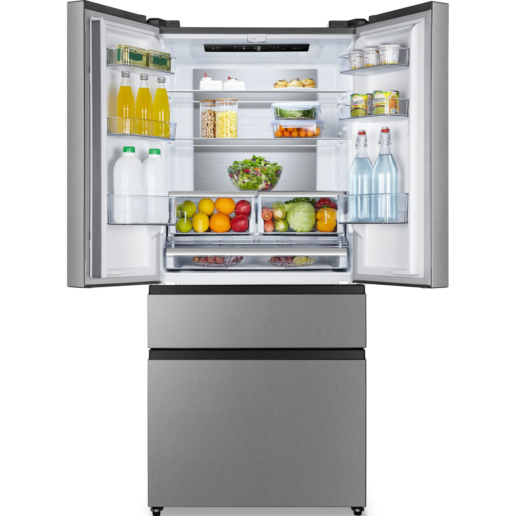 Холодильник Gorenje NRM8181UX, цвет серебристый - фото 3