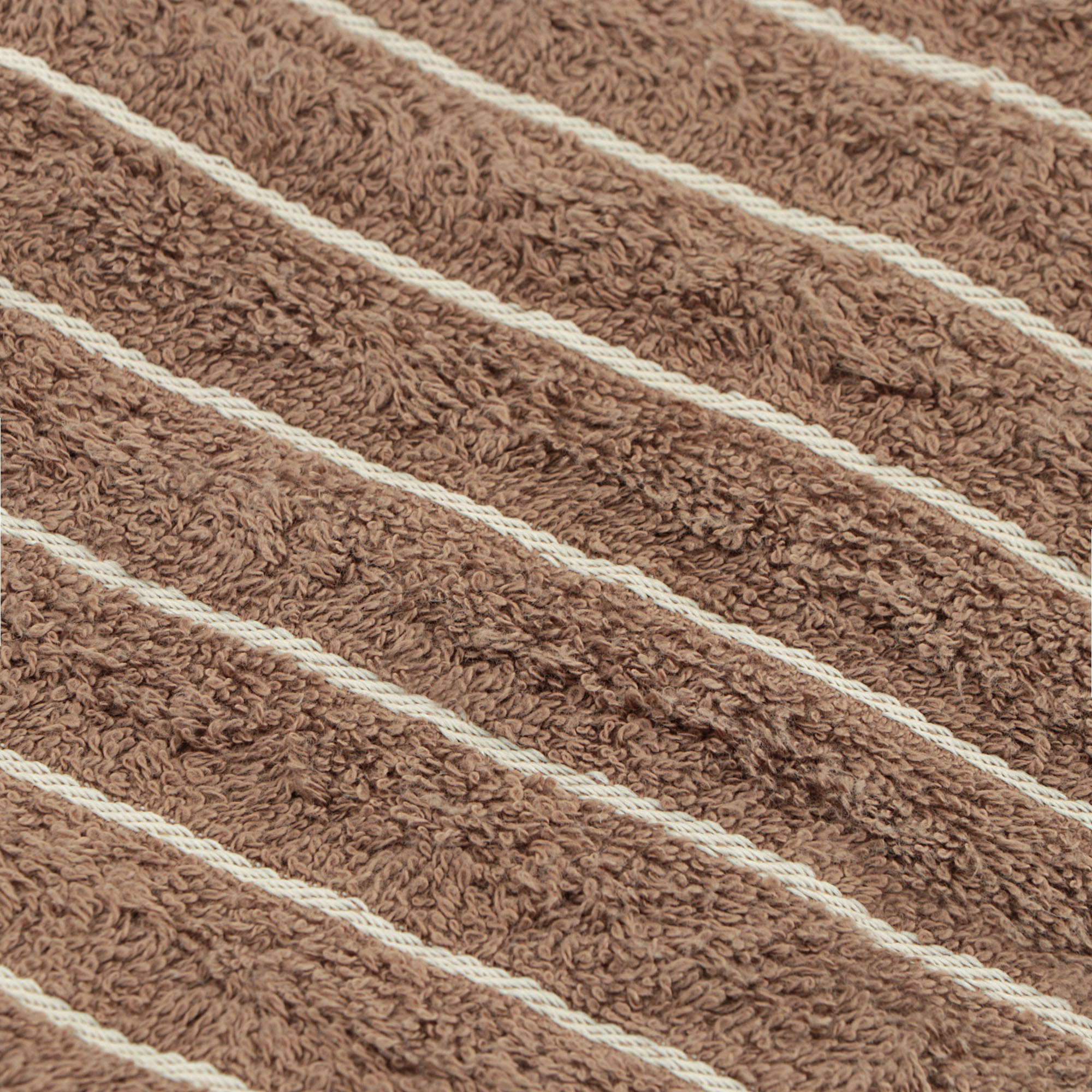 фото Полотенце махровое bahar 100х150см ring brown