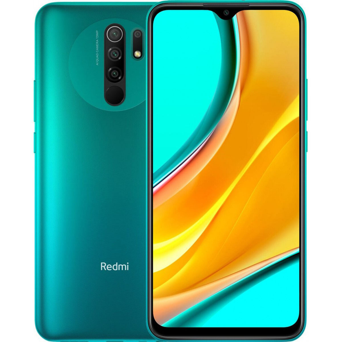 фото Смартфон xiaomi redmi 9 64гб ocean green