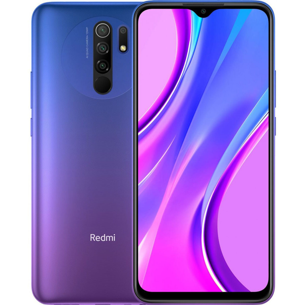 фото Смартфон xiaomi redmi 9 64гб sunset purple