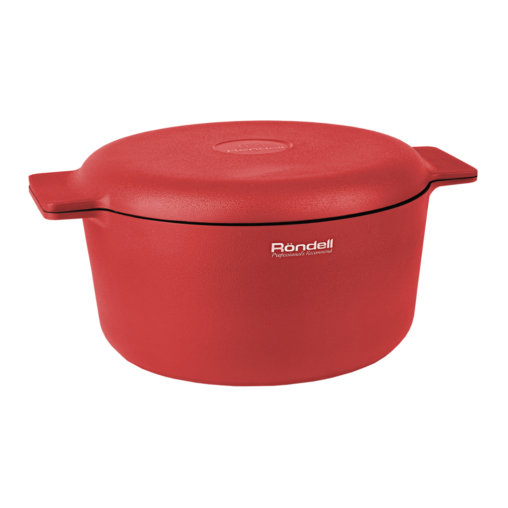 фото Кастрюля rondell red edition 24 см 4,6 л