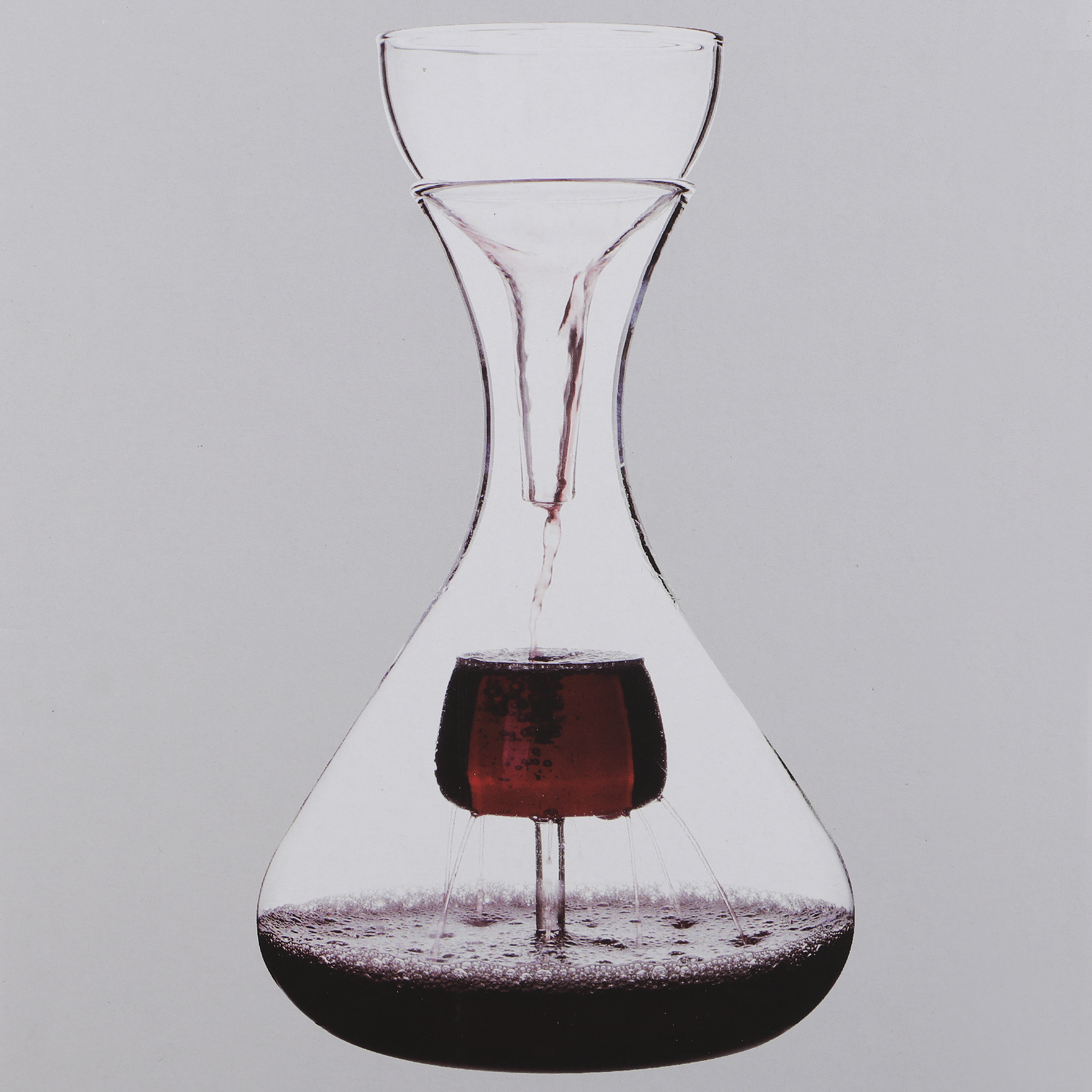 Декантер для вина Everblooming с фильтром 1700 мл, цвет прозрачный - фото 14