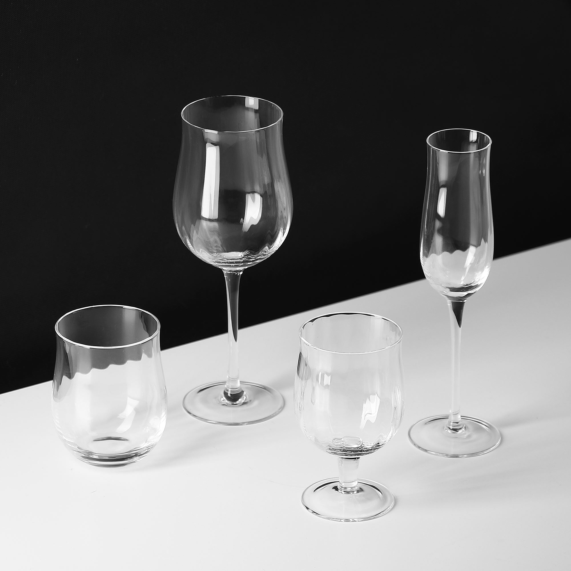 Набор бокалов для шампанского Everblooming Curly 120 мл 2 шт, цвет прозрачный - фото 3