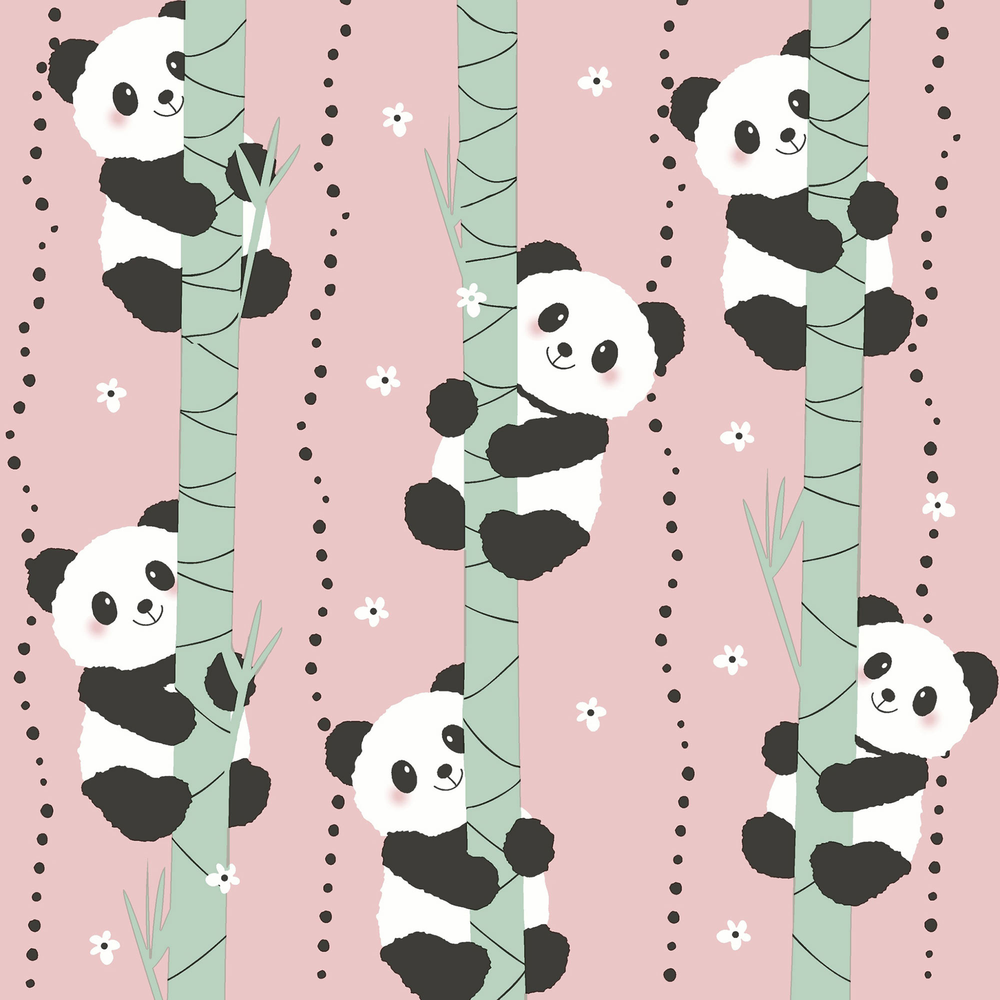 фото Салфетки paper+design climbing pandas 3-сл 33х33 см 20 шт