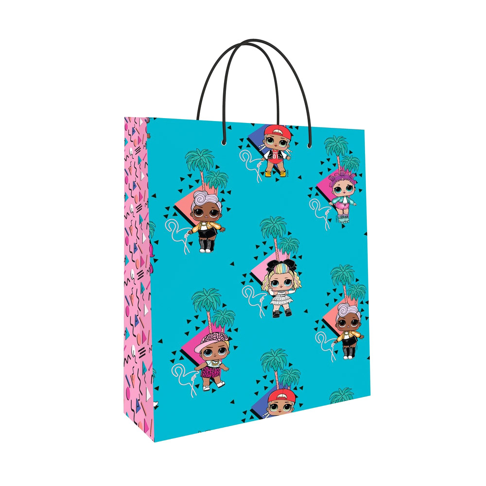 

Пакет подарочный ND Play LOL голубой, 33,5х40,6х15,5 см, Голубой;розовый
