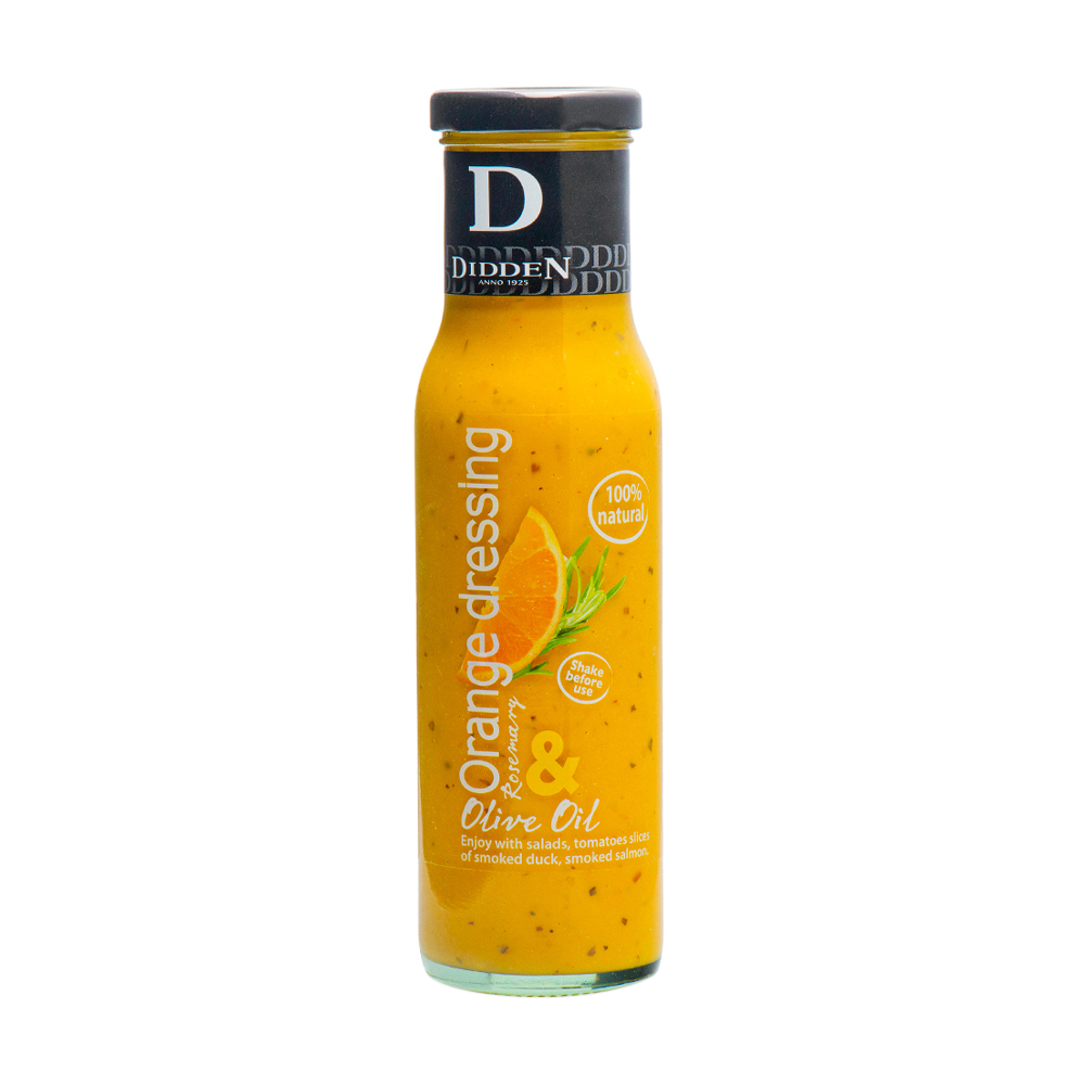 Заправка Didden dressing Апельсин с розмарином и оливковым маслом, 240 мл