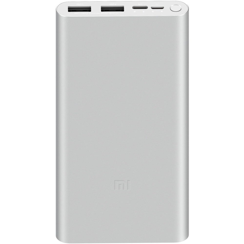 Внешний аккумулятор Xiaomi Mi Power Bank 3 10000 мАч серебристый