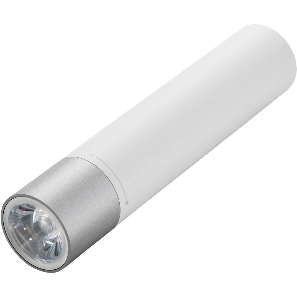 фото Внешний аккумулятор xiaomi mi power bank flashlight 3250 мач серебристый lpb01zm