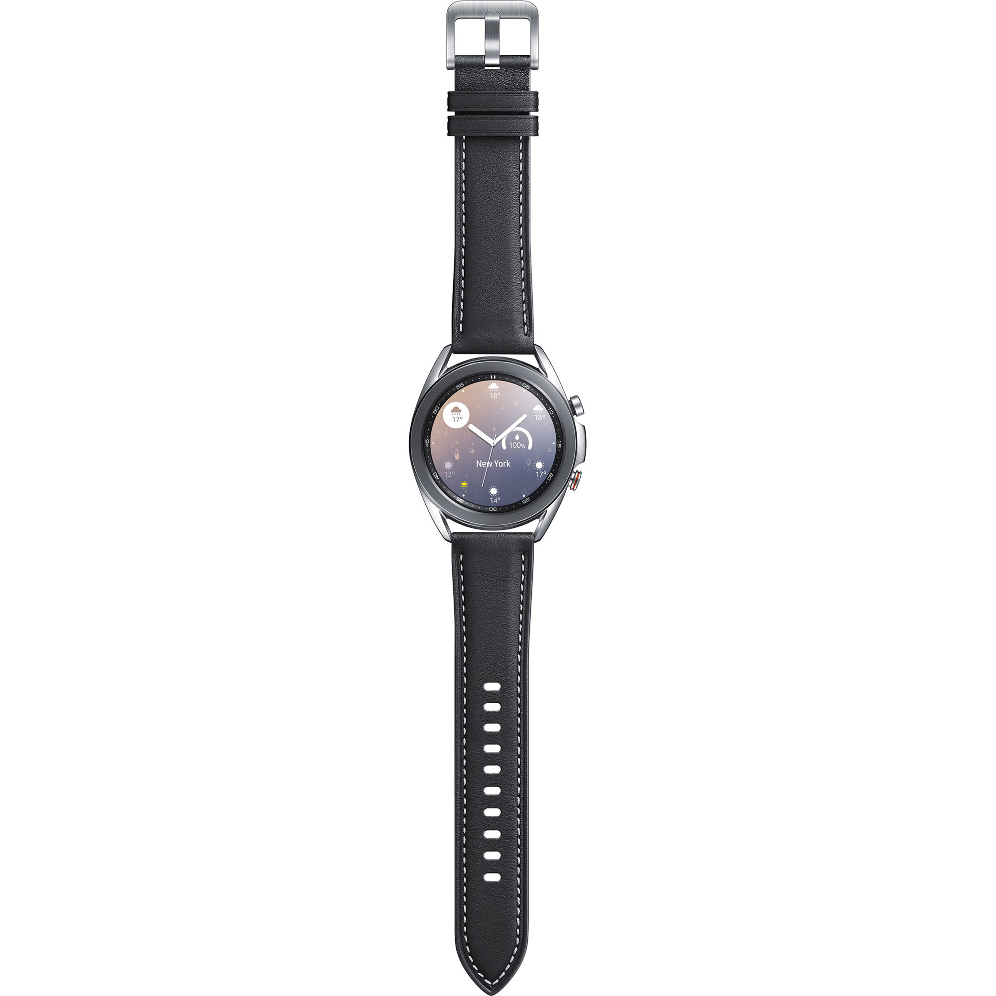 фото Смарт-часы samsung galaxy watch3 41 мм (sm-r850nzsacis) серебро