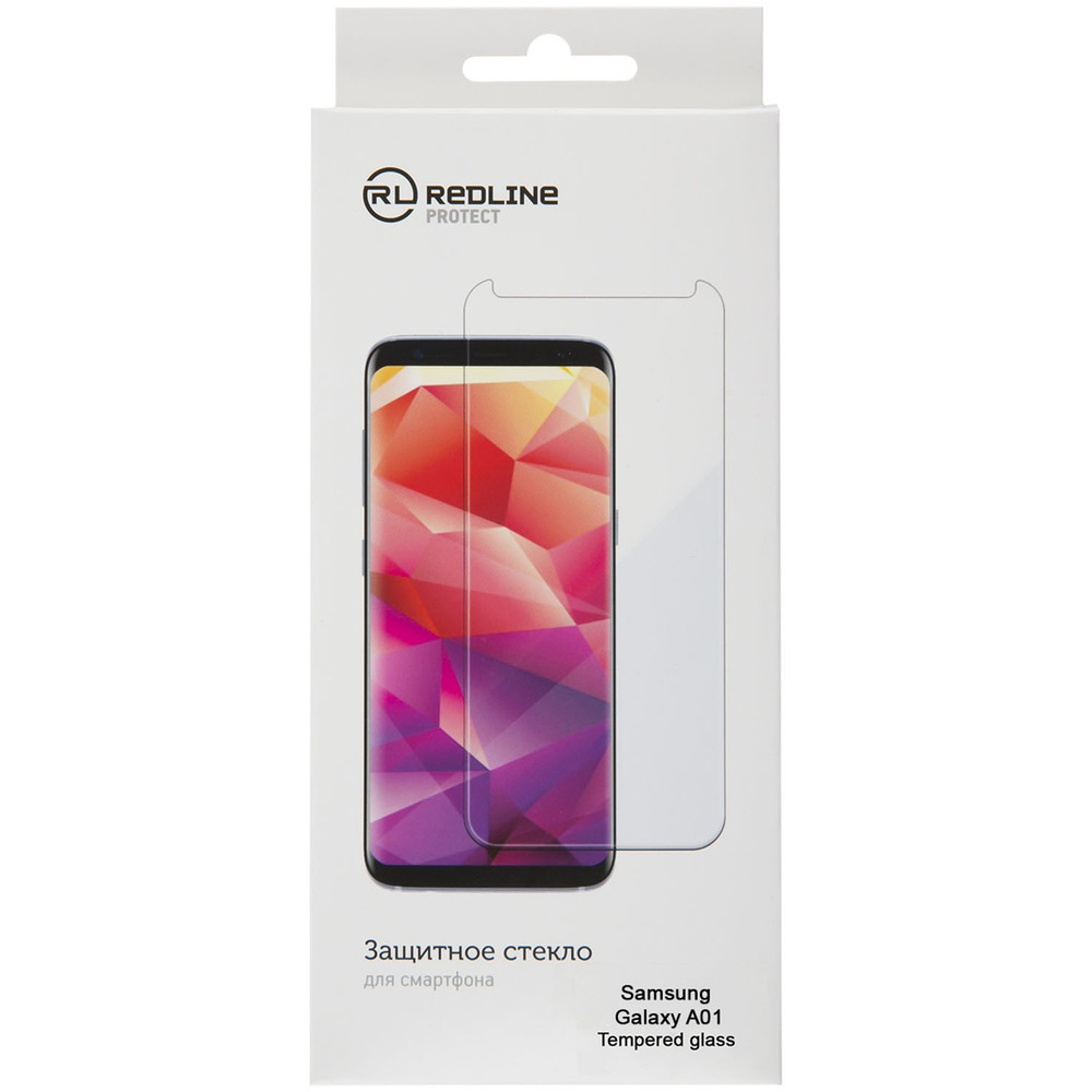 Защитное стекло Red Line tempered glass для смартфона Samsung Galaxy A01 Core, цвет прозрачный - фото 3