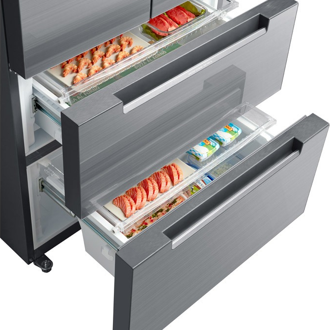Холодильник Midea MRF519SFNGX, цвет серебристый - фото 6