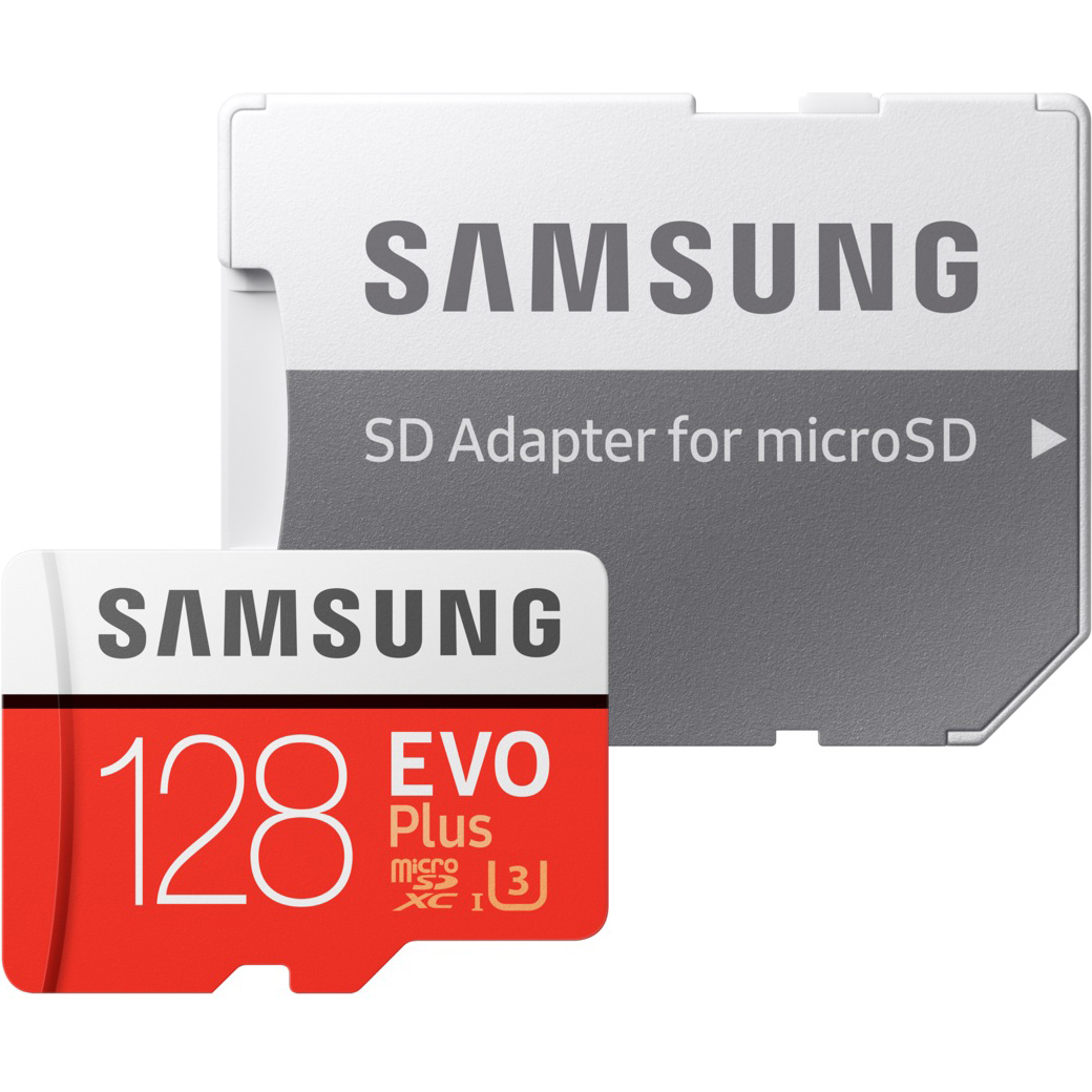 Карта памяти Samsung EVO Plus MicroSD 128GB