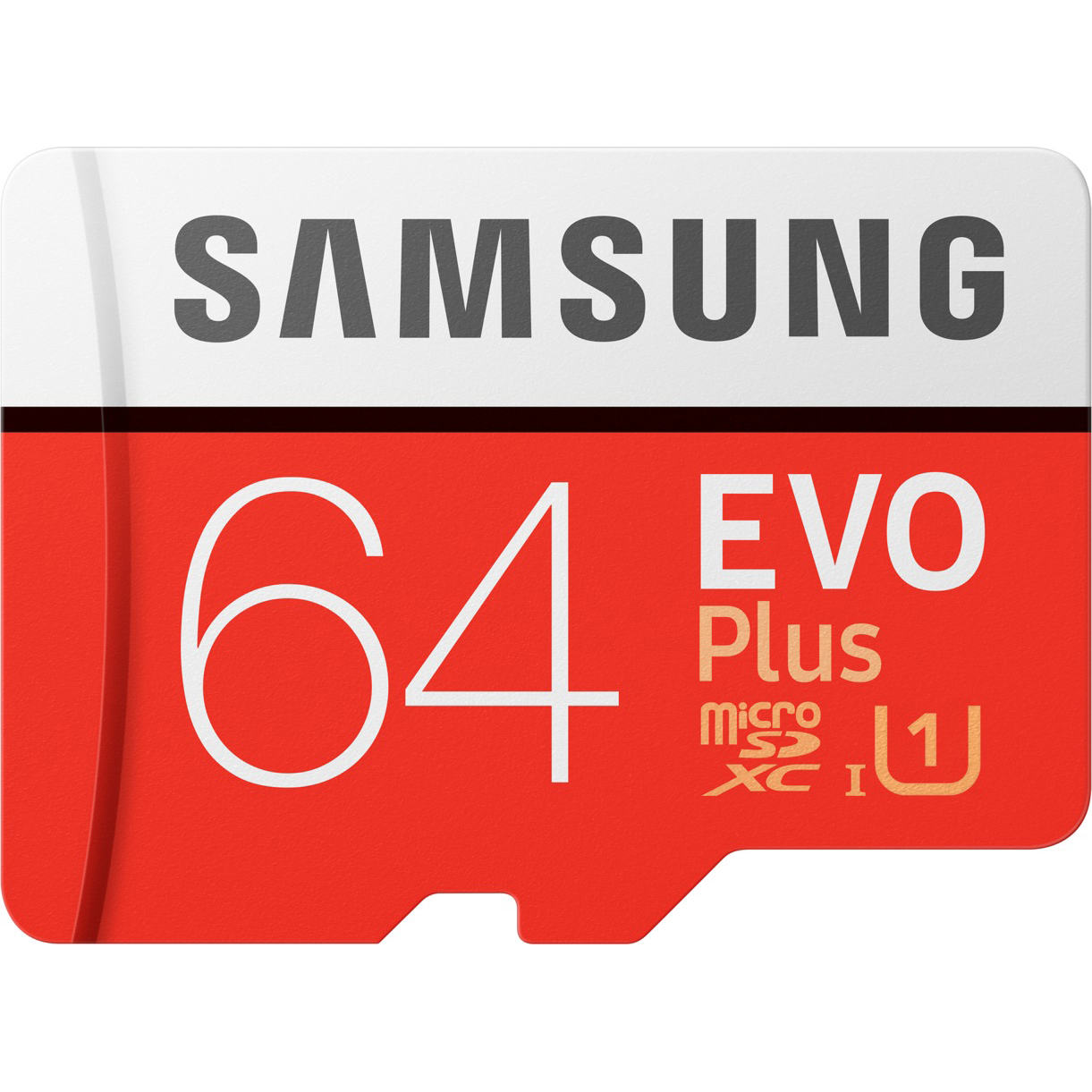 Карта памяти Samsung EVO Plus MicroSD 64GB