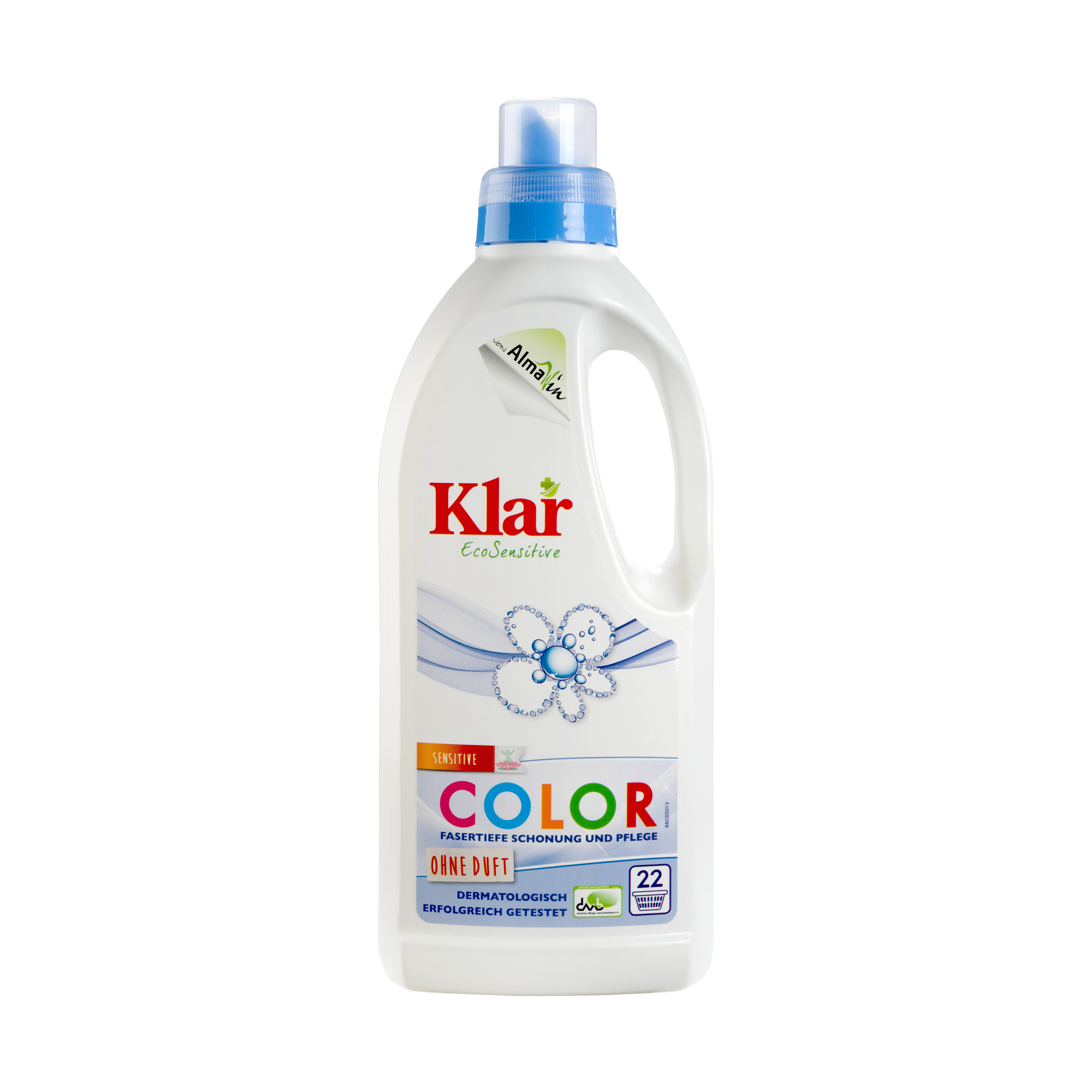 Жидкое средство для цветного белья Klar ЭКО гипоаллергенное 1 л