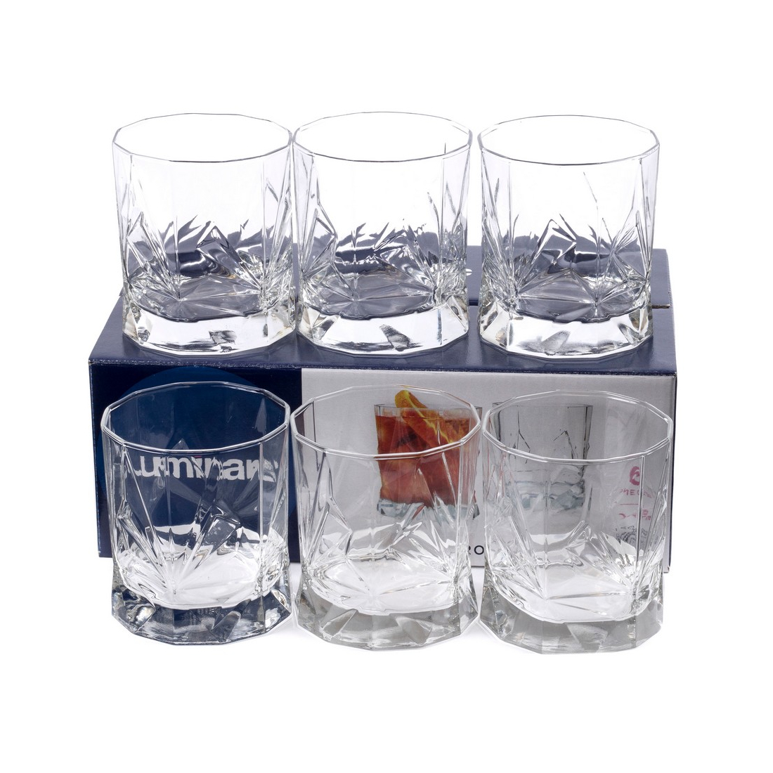 Набор стаканов Luminarc Рош 340 мл 6 шт, цвет прозрачный - фото 1