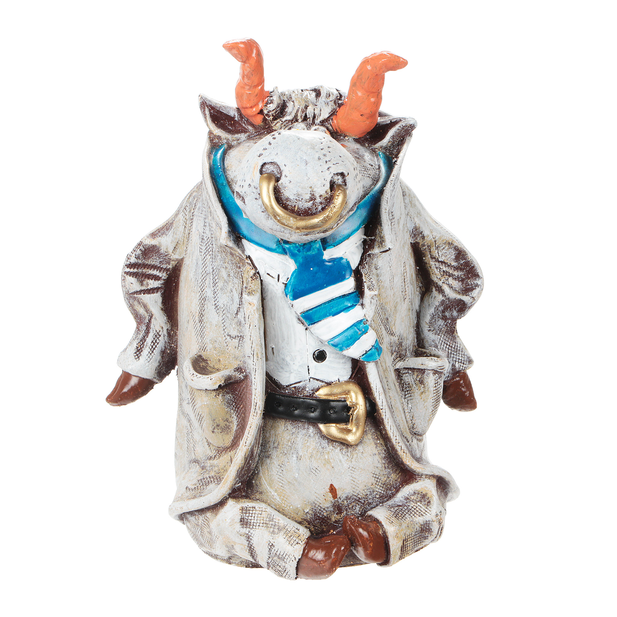 Декоративная фигура Тпк полиформ Бык в пиджаке и галстуке 30 см - фото 2