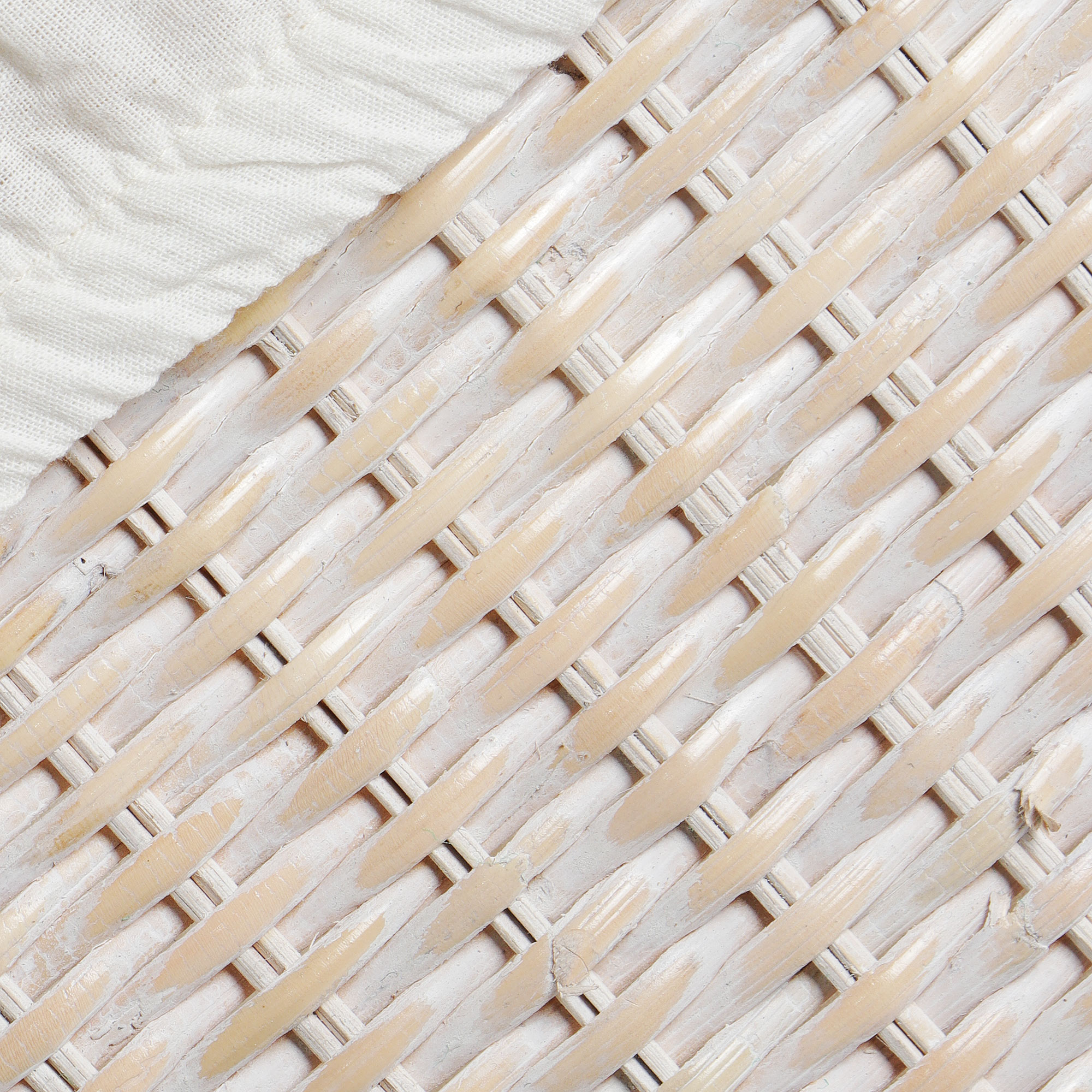 фото Корзина для белья rattan grand tokyo с крышкой white