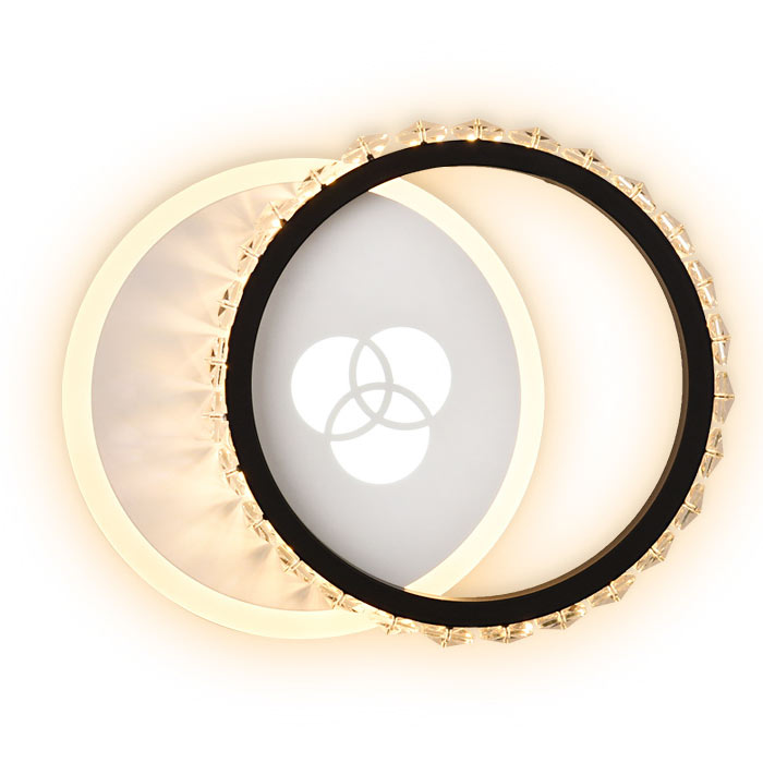 Светильник настенный Ambrella light с хрусталем fa228 28w, цвет 3000-6400 к - фото 2