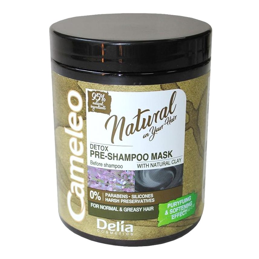 фото Маска перед использованием шампуня cameleo natural detox pre-mask 250 мл delia cosmetics