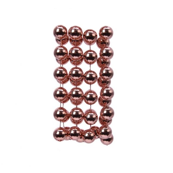 

Гирлянда Kaemingk из маленьких бусинок терракотовая, Терракотовый