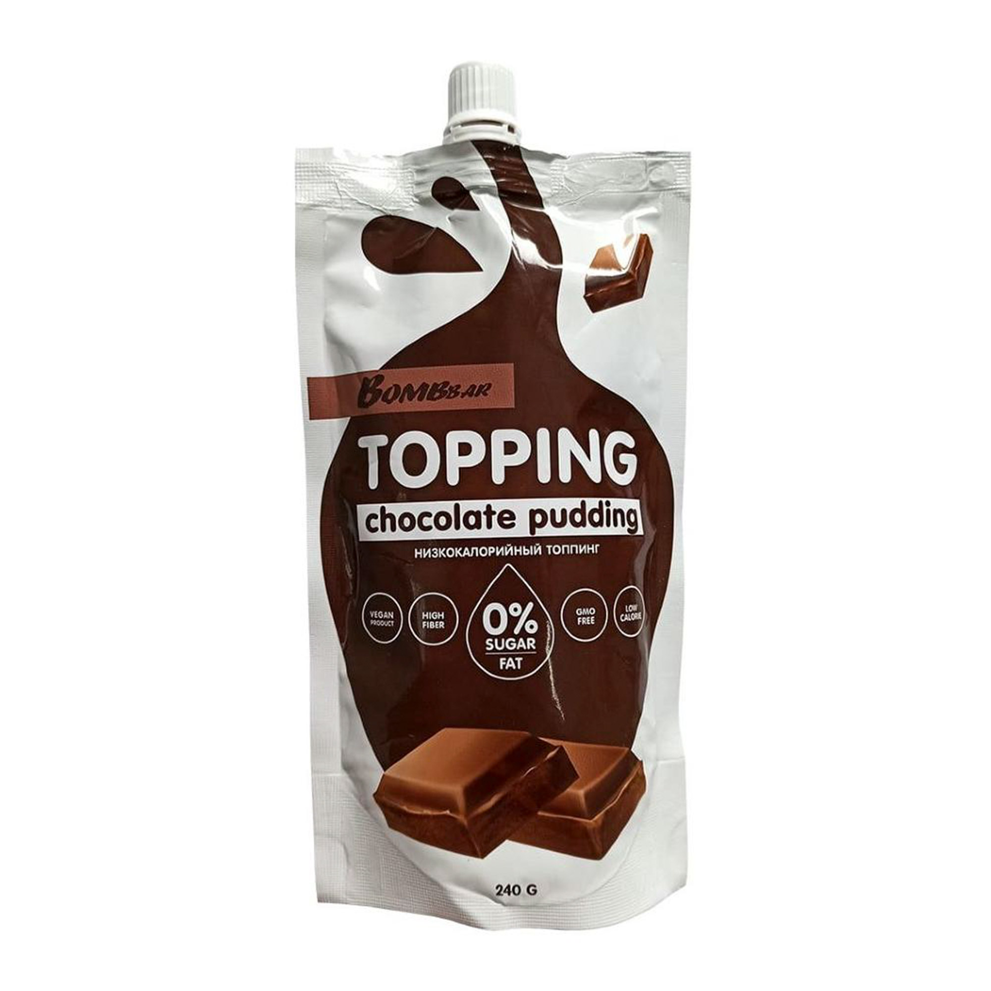 Соус Bombbar Topping шоколадный пудинг, 240 г - фото 1