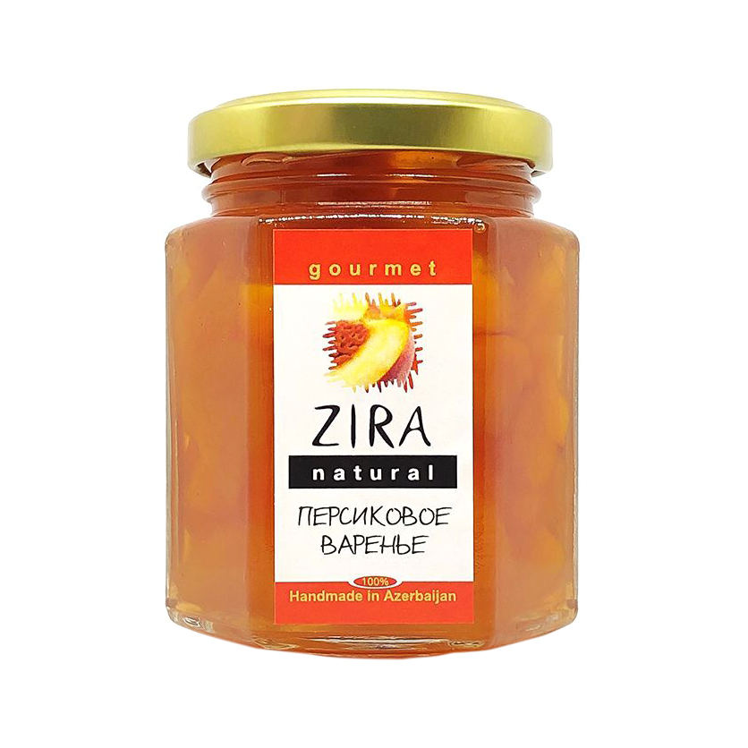 Варенье ZIRA Natural персиковое, 200 г