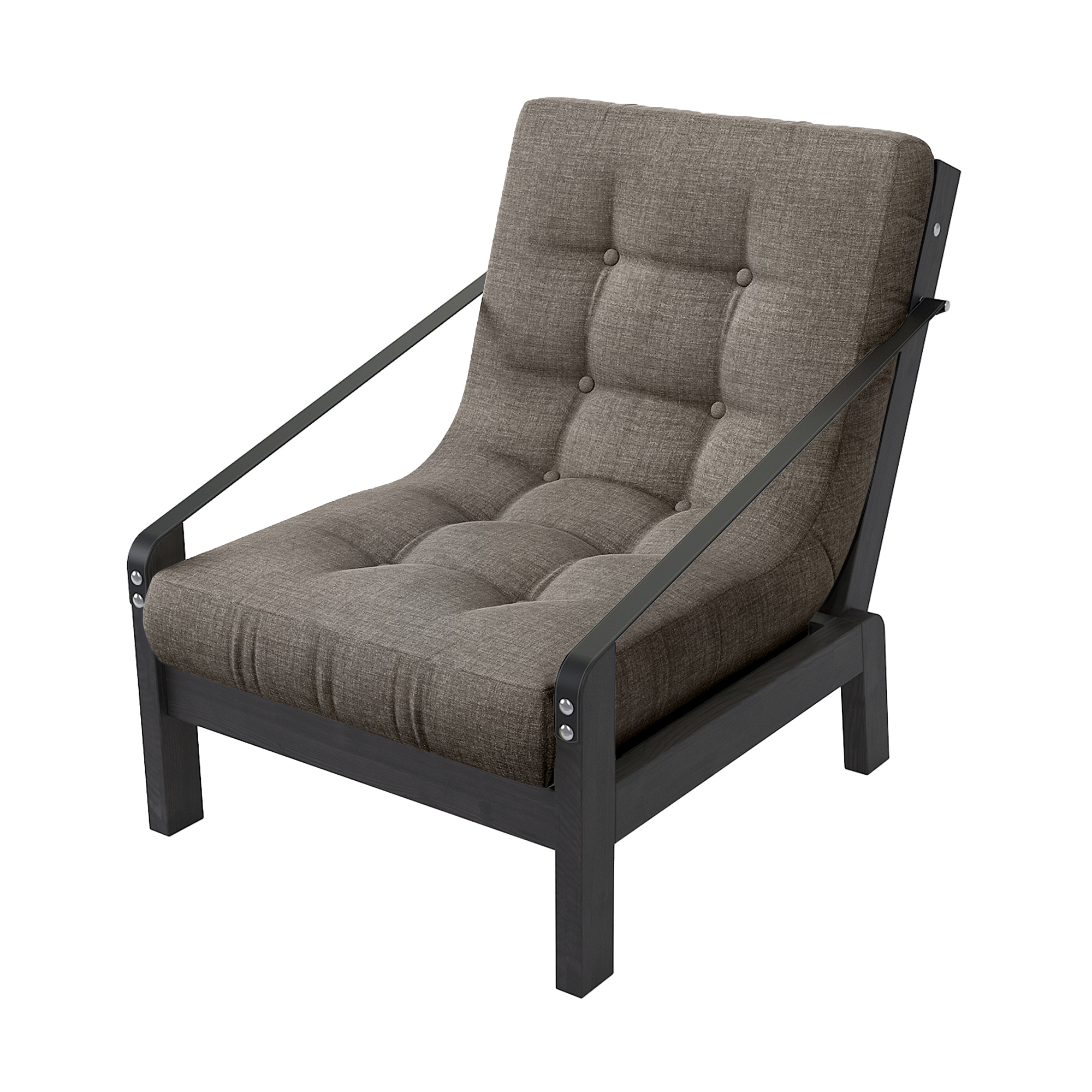 Кресло AS Лэсси 75x101x88.5 венге/кэмел, цвет коричневый, размер 65х140 - фото 1