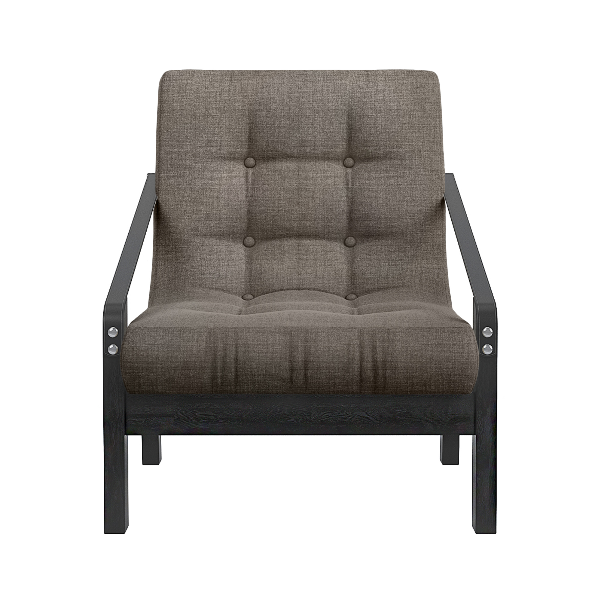 Кресло AS Лэсси 75x101x88.5 венге/кэмел, цвет коричневый, размер 65х140 - фото 2